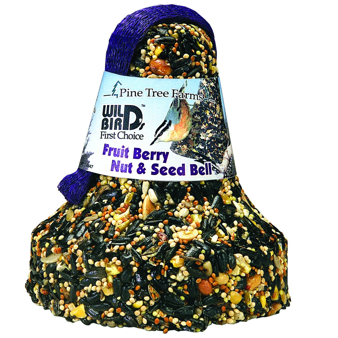 Pine Tree 16oz Fruit Berry Nut Seed Bell MADE IN THE USA