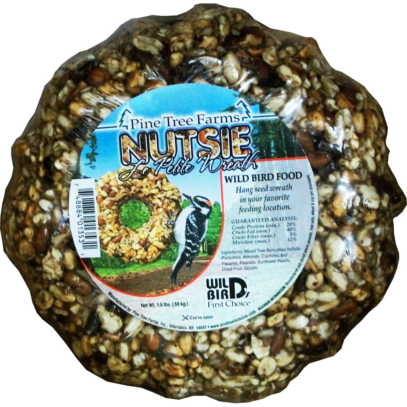 Pine Tree 1.5# LePetit Nutsie Wreath