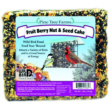 Pine Tree 2# Fruit Berry Nut & Seed Cake MADE IN THE USA