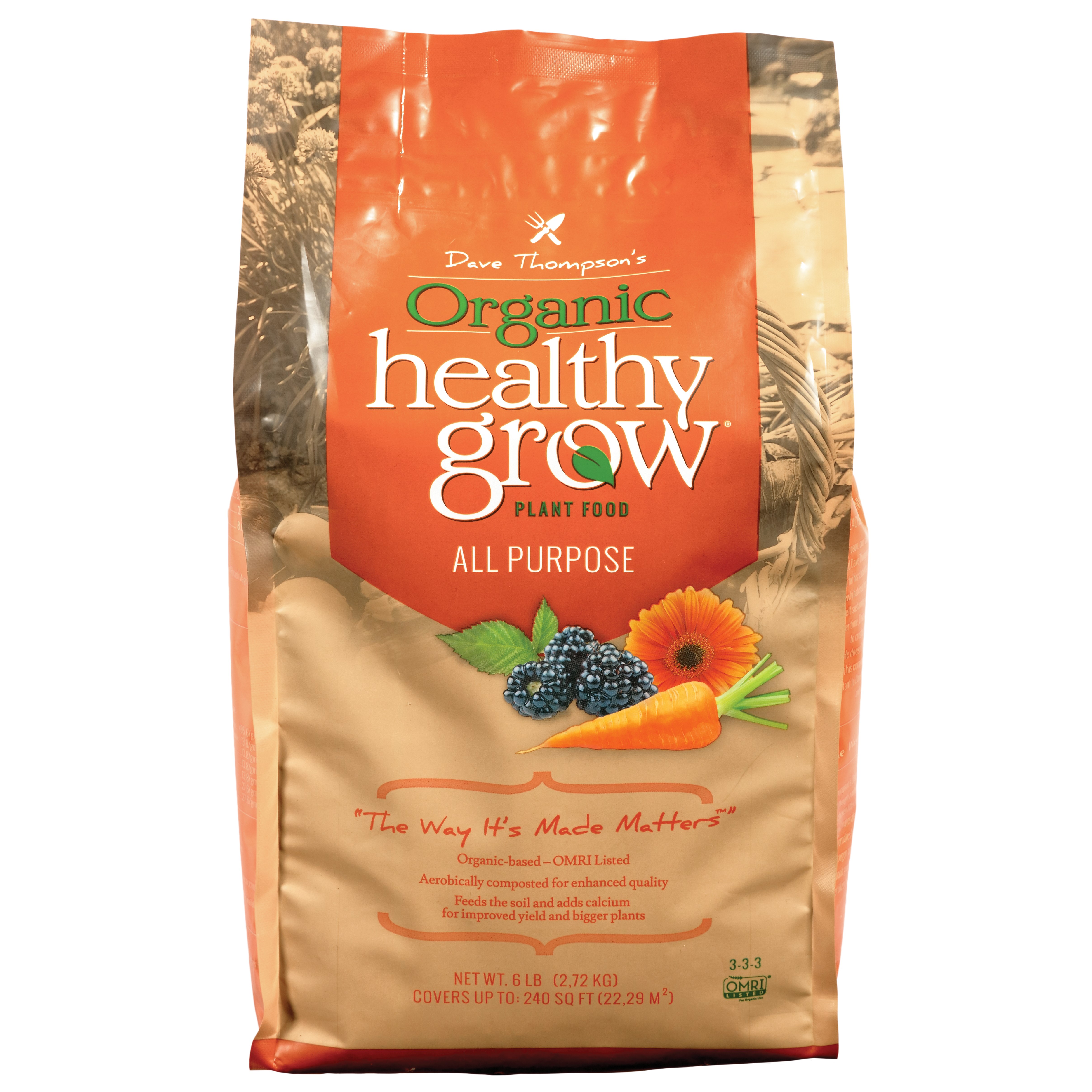 Pearl Valley 6# Healthy Grow All Purpose Fertilizer — priced per each; minimum 6; multiples of 6
