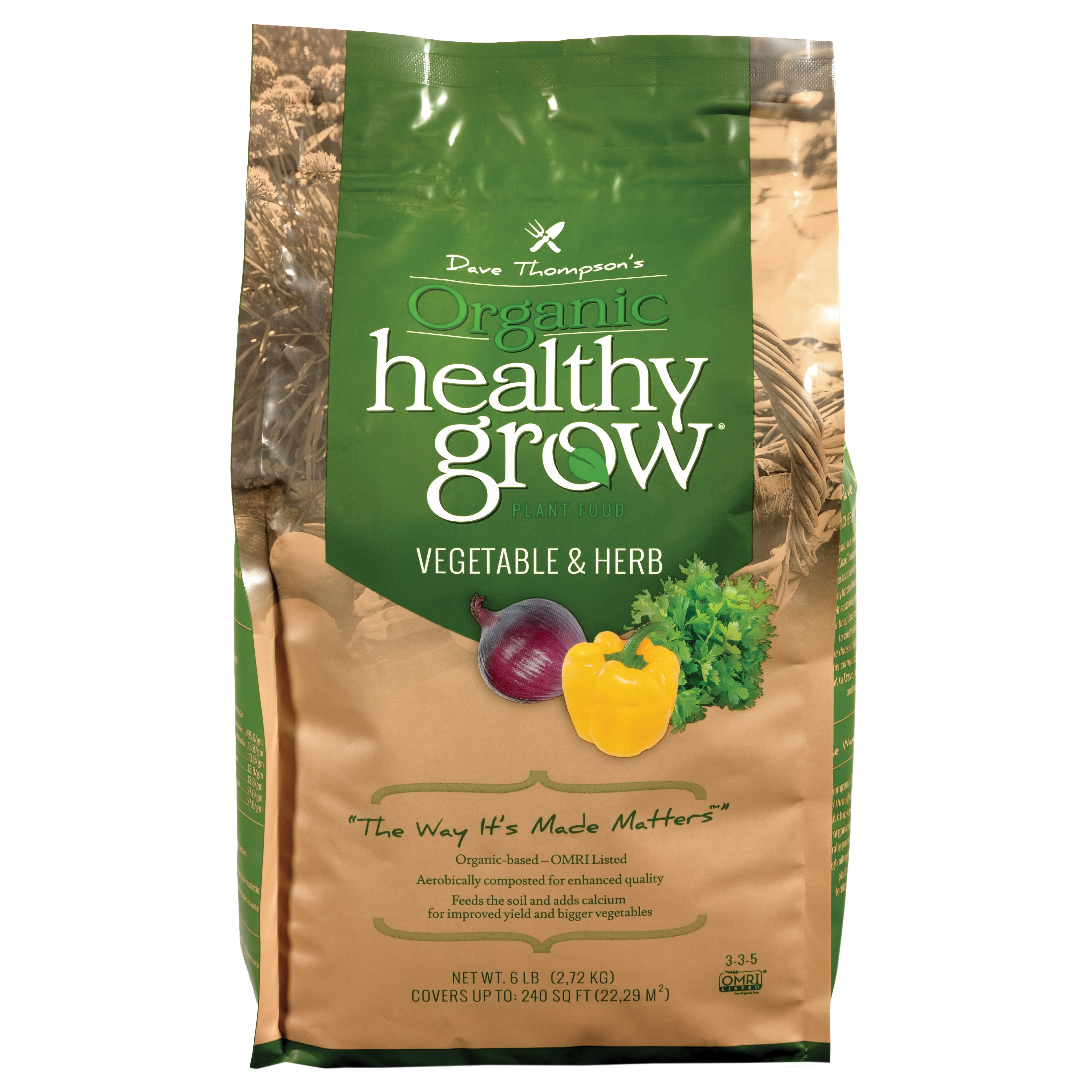 Pearl Valley 6# Healthy Grow Veg & Herb Food — priced per each; minimum 6; multiples of 6