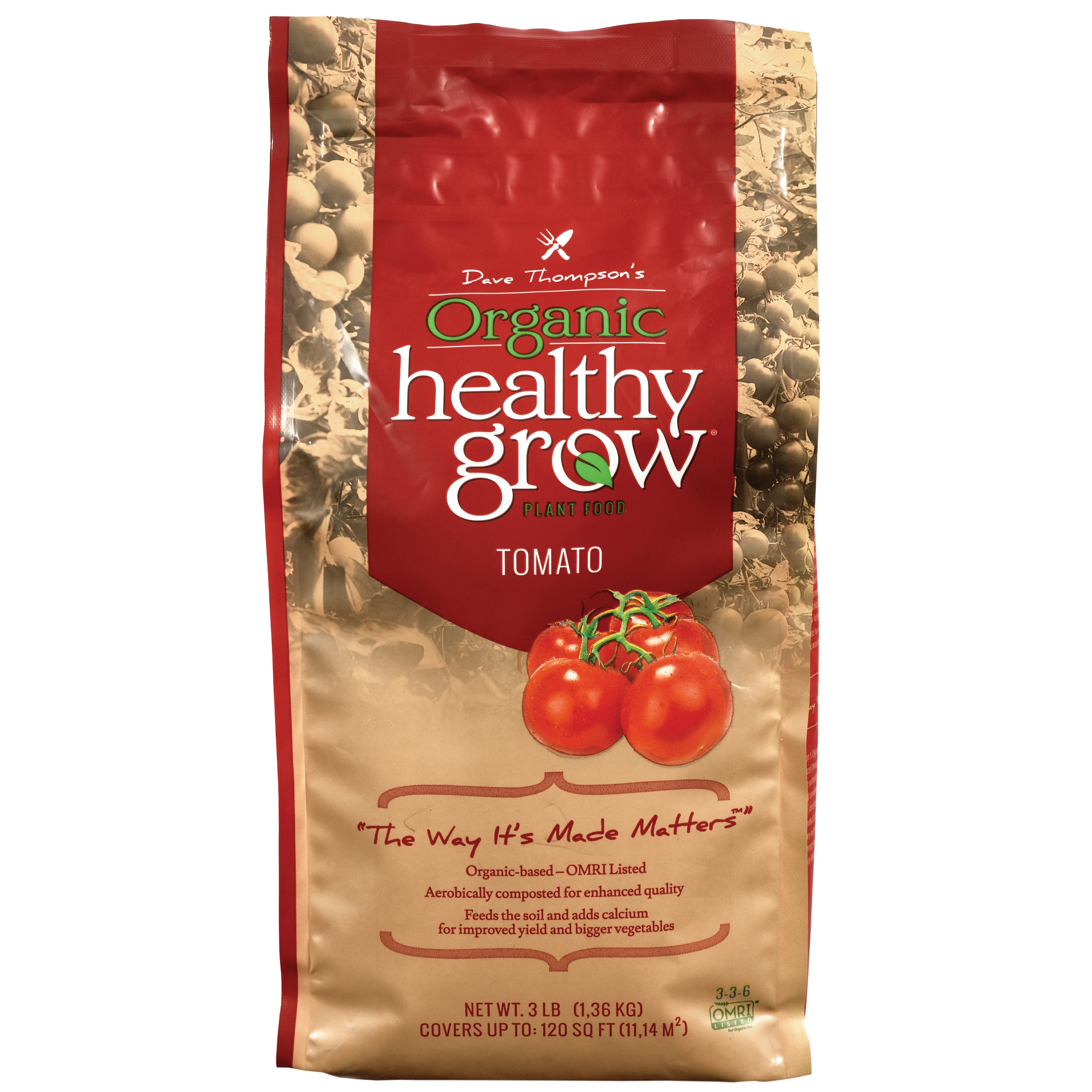 Pearl Valley 3# Healthy Grow Tomato Food — priced per each; minimum 12; multiples of 12