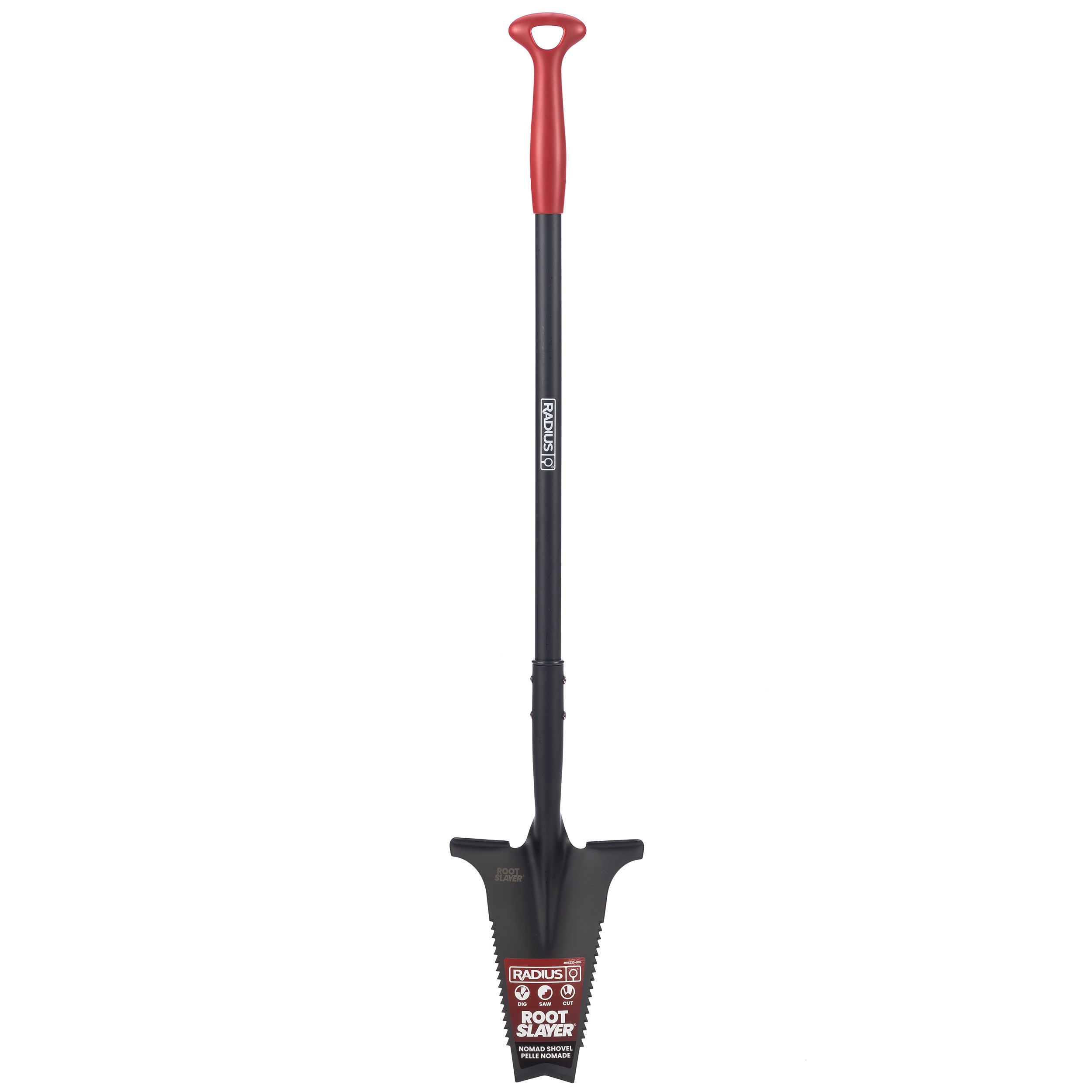Radius Root Slayer 2.0 Nomad Shovel — priced per each; minimum 5; multiples of 5