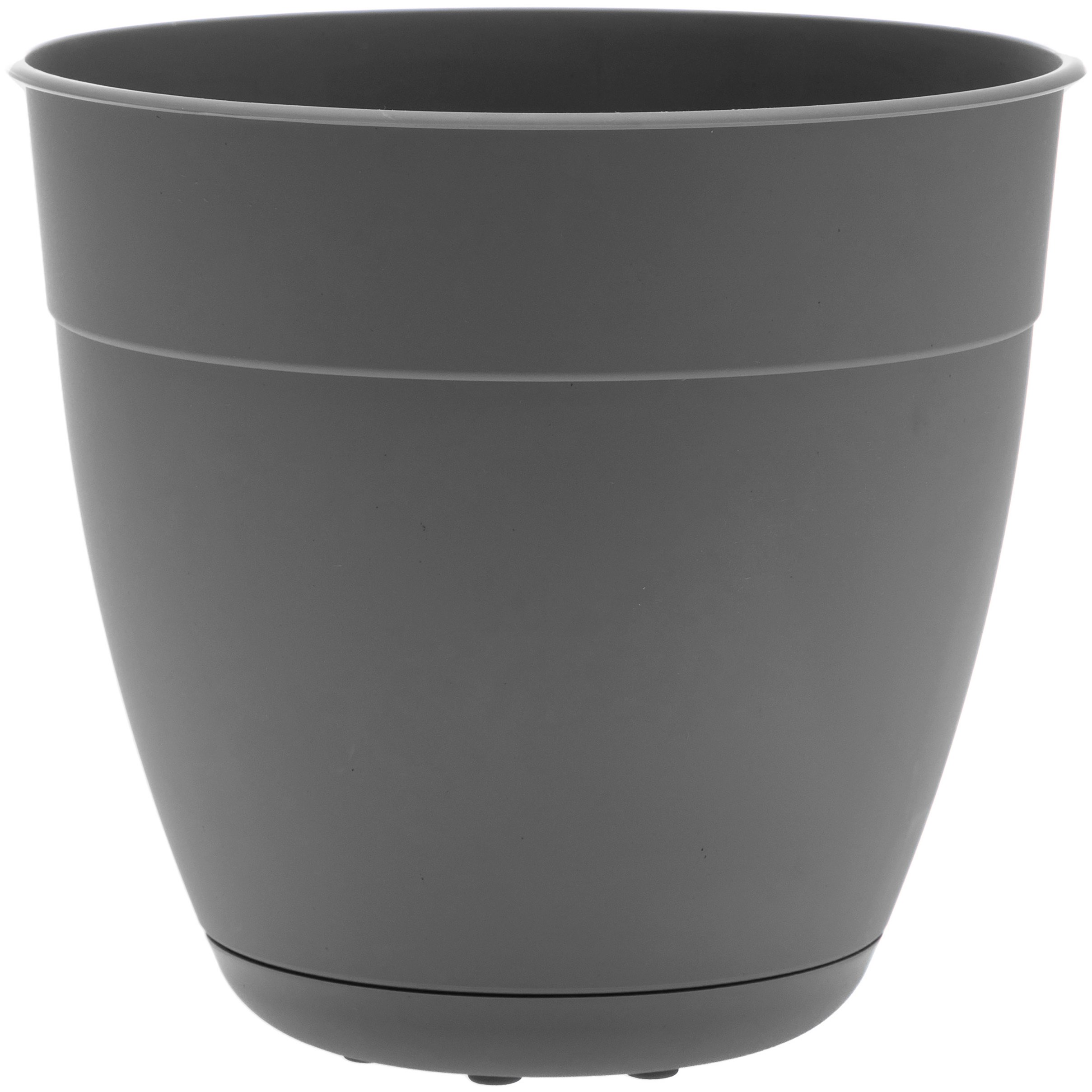 Bloem 16" Dayton Planter Charcoal — priced per each; minimum 6; multiples of 6