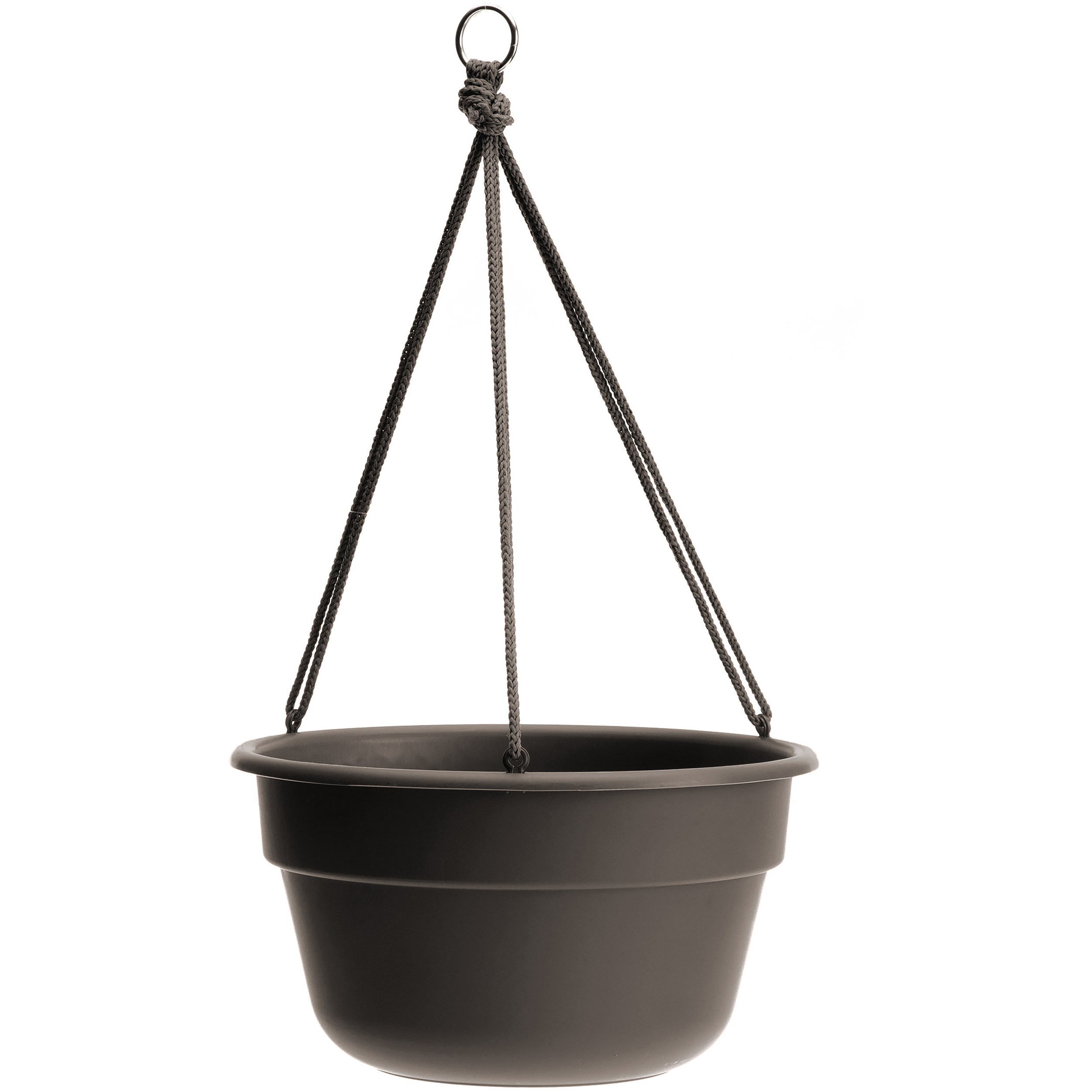 Bloem 12" Durcotta Hanging Basket Peppercorn — priced per each; minimum 12; multiples of 12