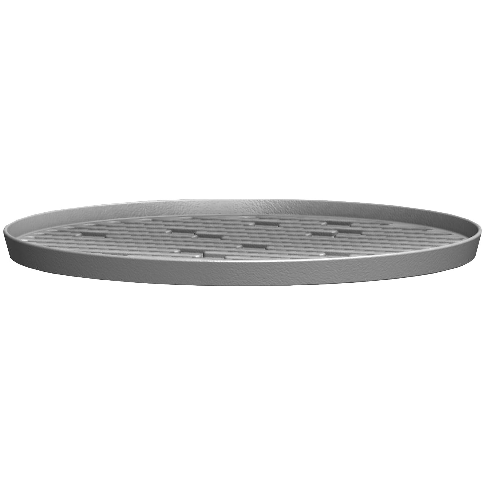 Bloem 6" Maze Deco Saucer Charcoal — priced per each; minimum 12; multiples of 12