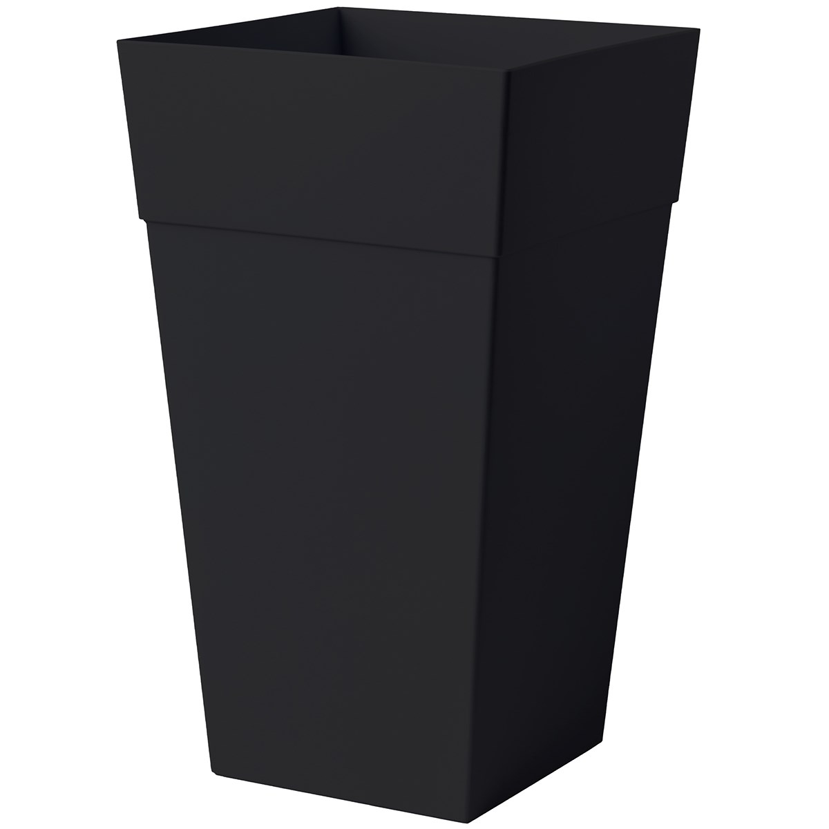 Bloem 25" Finley Tall Square Black — priced per each; minimum 2; multiples of 2