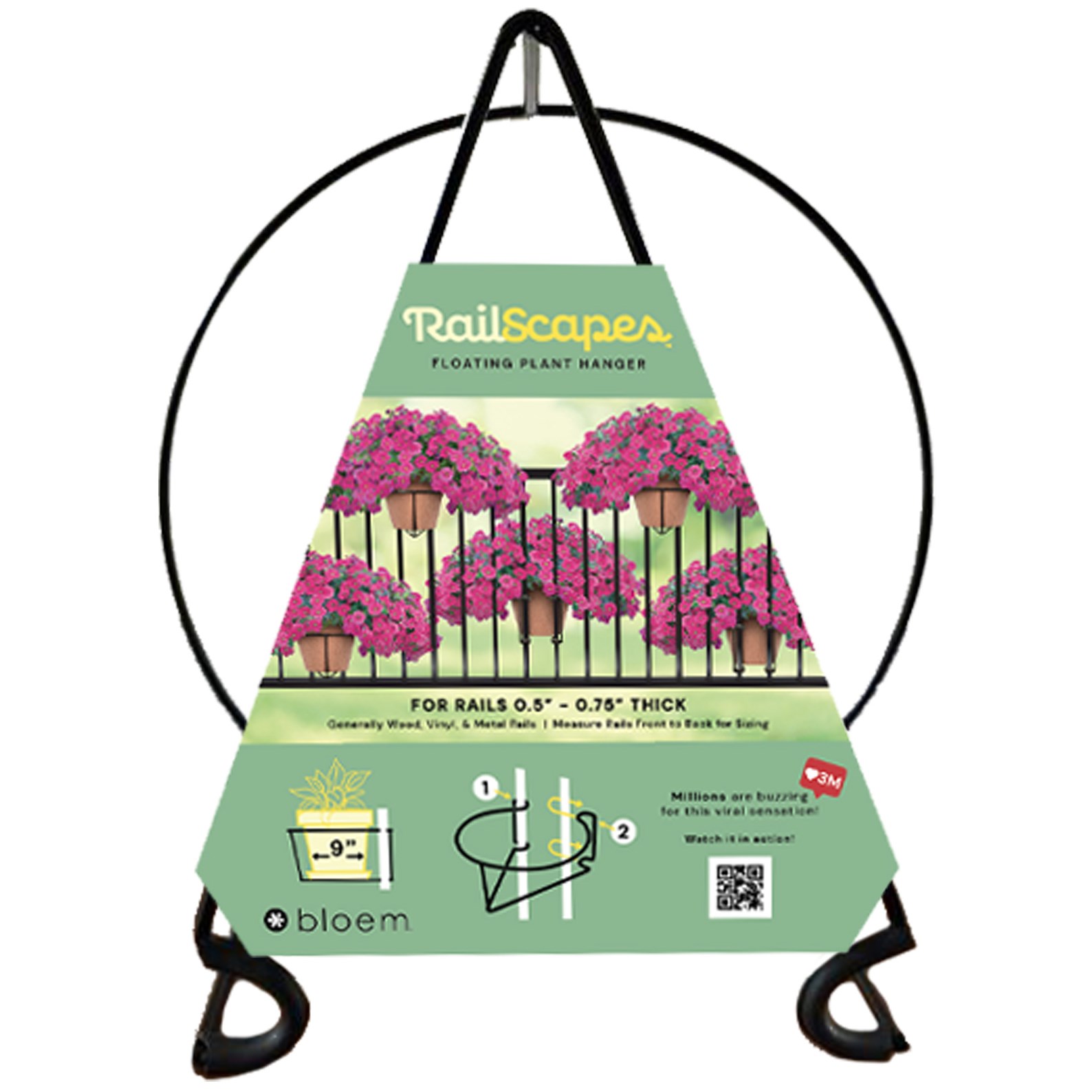 Bloem 1pc Railscape Narrow — priced per each; minimum 12; multiples of 12