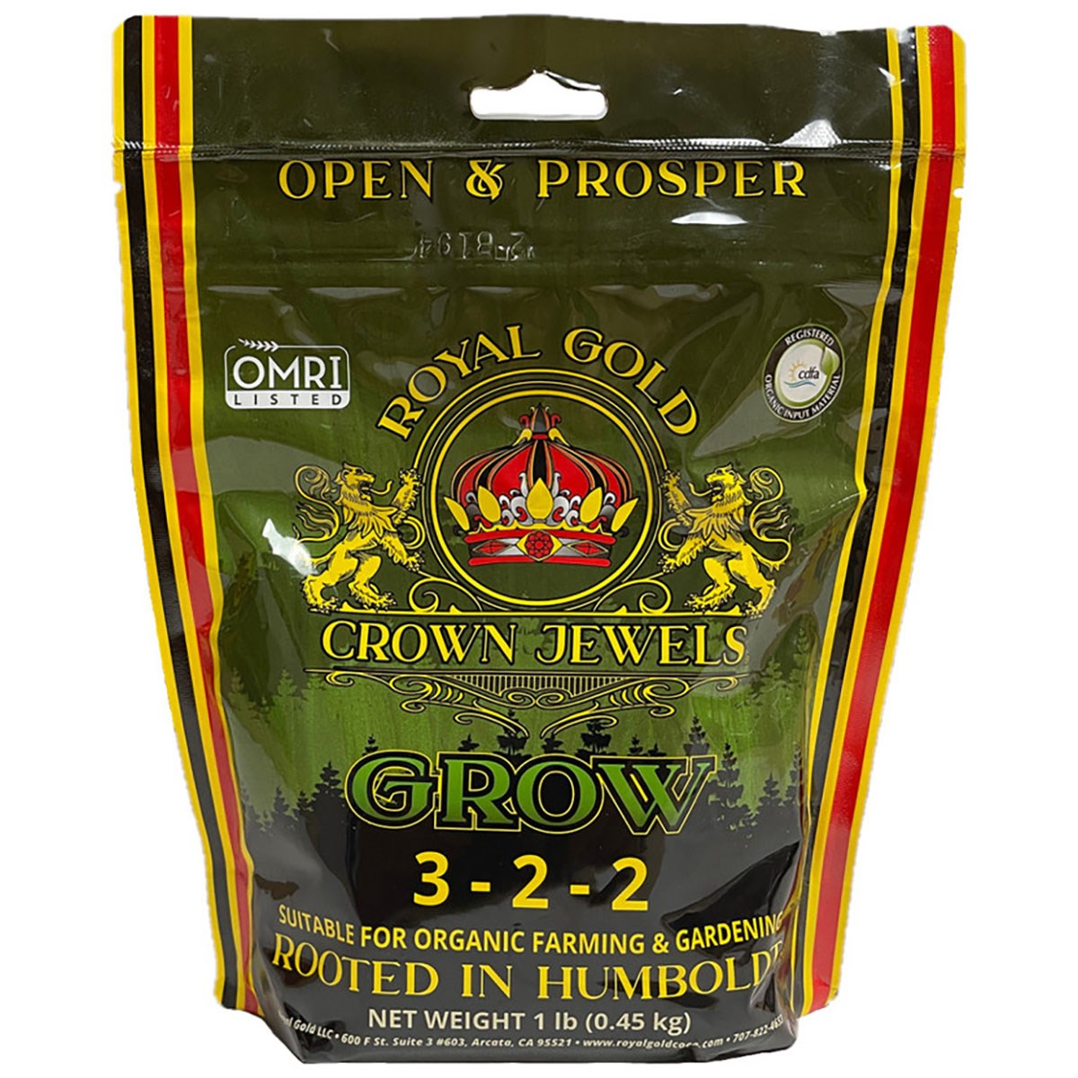 Crown Jewels 1lb 3-2-2 Grow — priced per each; minimum 30; multiples of 30