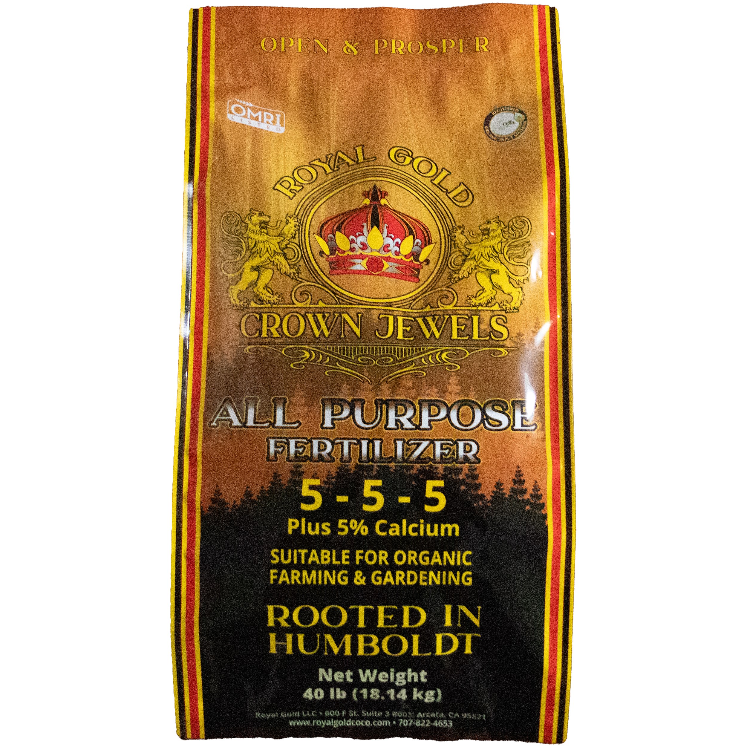 Royal Gold 40# Crown Jewels All Purpose Fertilizer — Single Unit