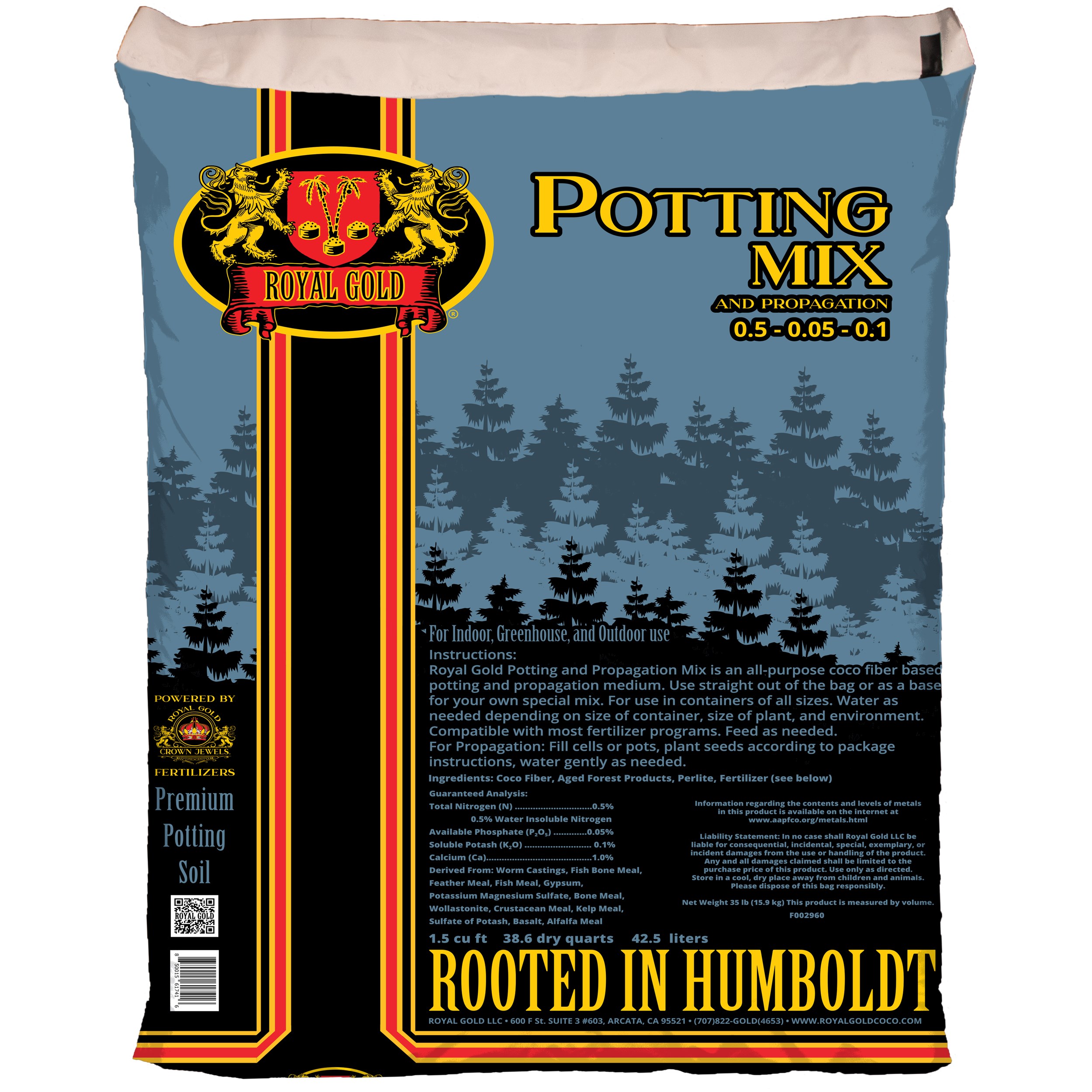 Royal Gold 1.5cf Potting & Propagation Mix
