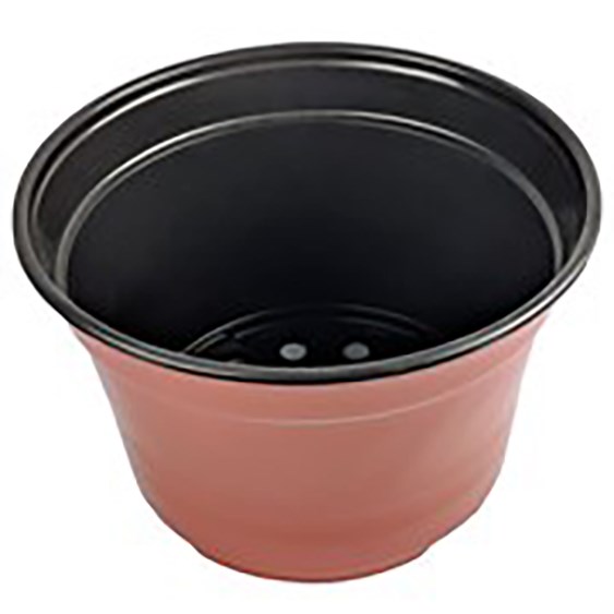 Grower Select 09.00 Coex MumPan Terra Cotta 1.26gal Bulk - 9in OD x 6.25in H — Pallet of 3160