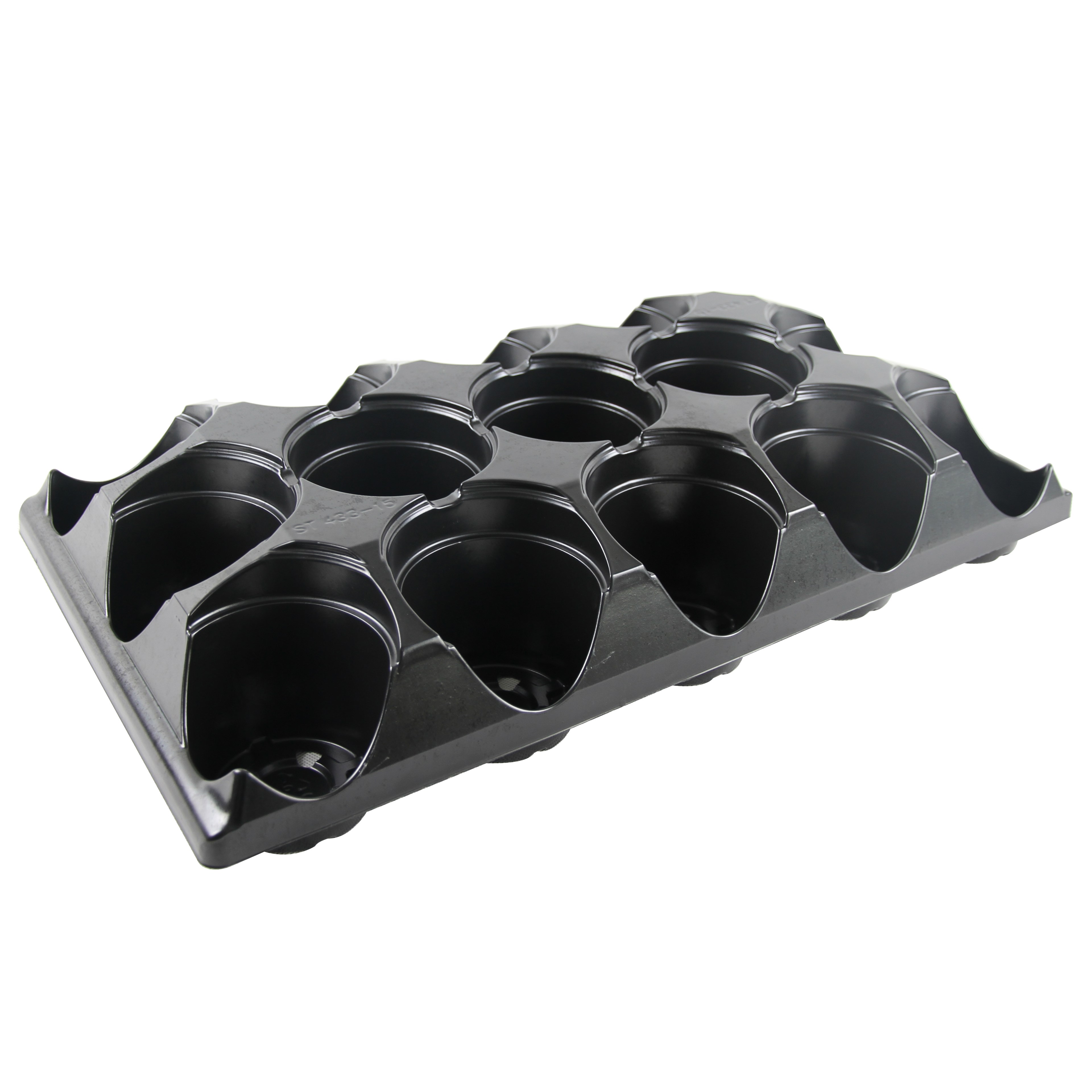 Grower Select 04.33 Transport Tray 15 Black — Case of 90