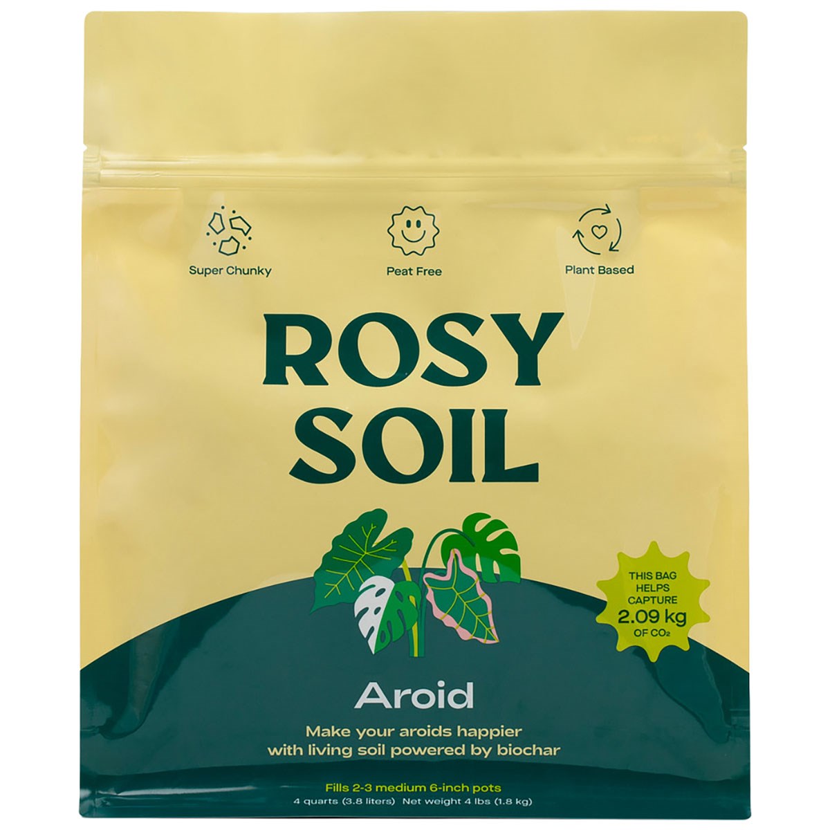 Rosy Soil 4qt Aroid Mix — priced per each; minimum 8; multiples of 8