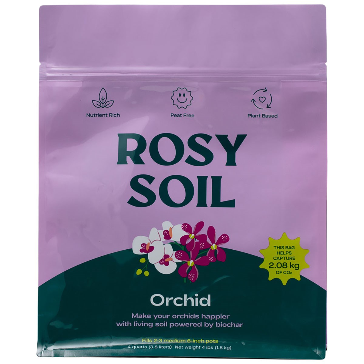 Rosy Soil 4qt Orchid Mix — priced per each; minimum 8; multiples of 8