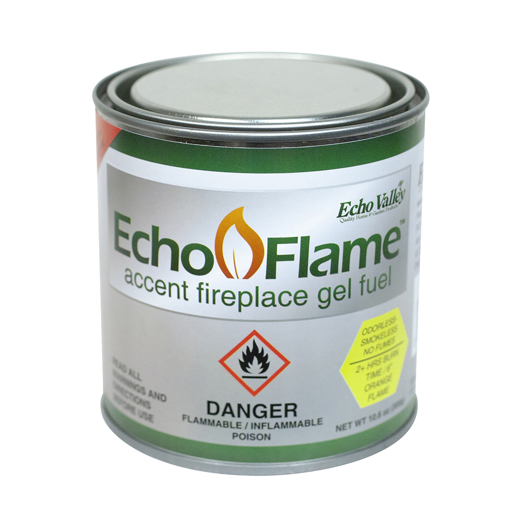 E-V Echo Flame Gel Fuel 10.6oz Can — priced per each; minimum 24; multiples of 24