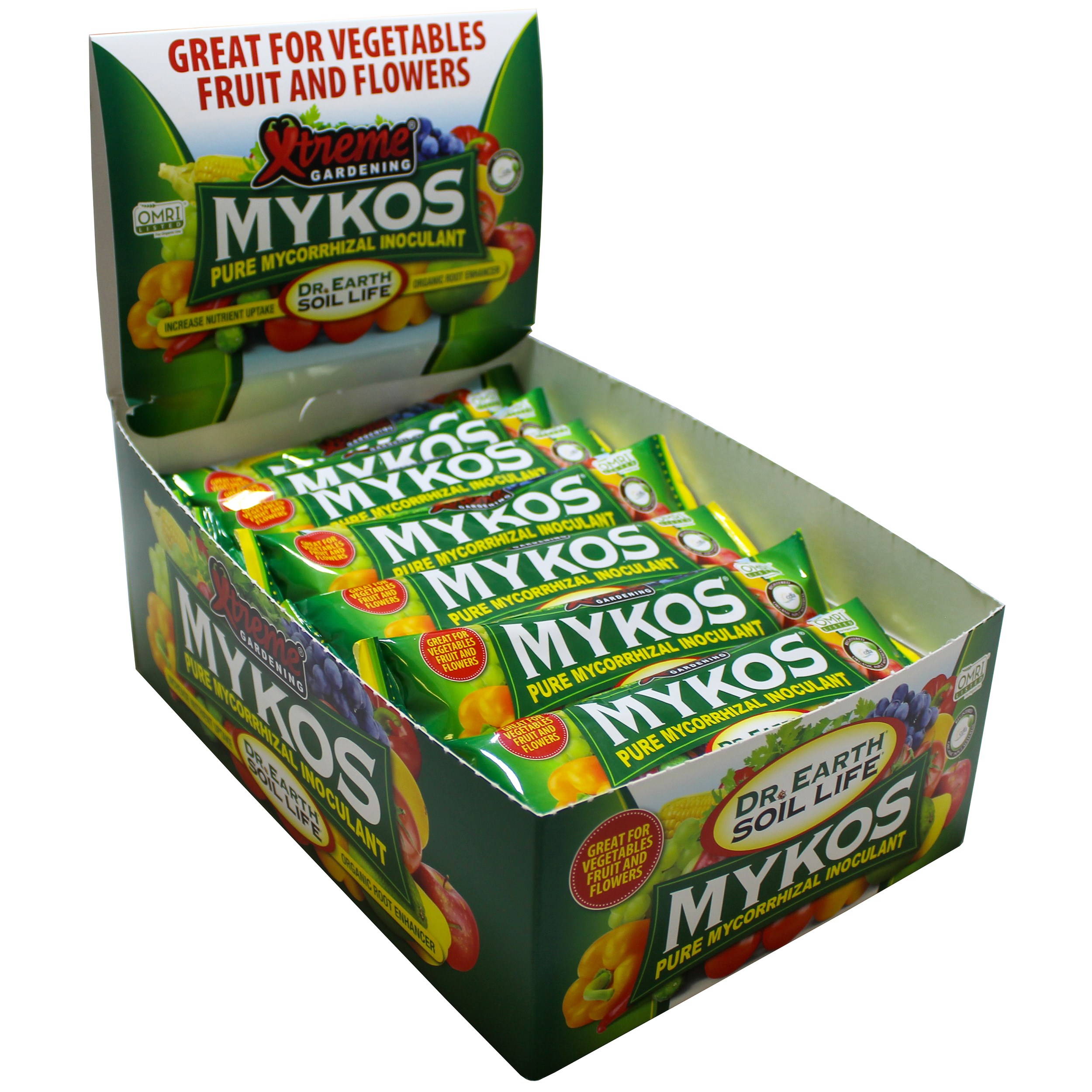 XtremeGardening Dr. Earth 100g 24pc Mykos Pouch Pure Mycorrihizal Inoculant — Single Unit