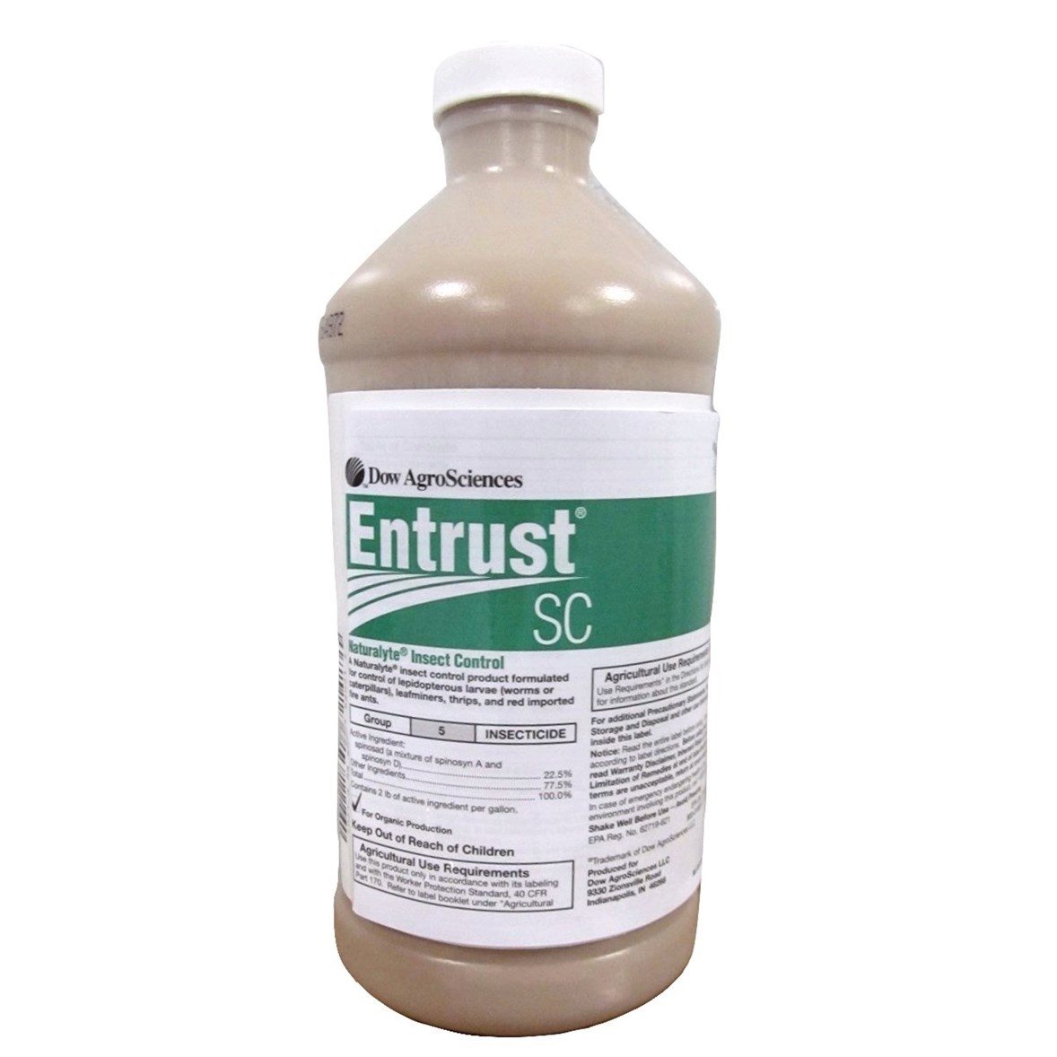 Corteva Entrust SC 1Qt OMRI ( spinosad ) HAZ VIA AIR- GROUND SHIPMENTS ONLY — Single Unit