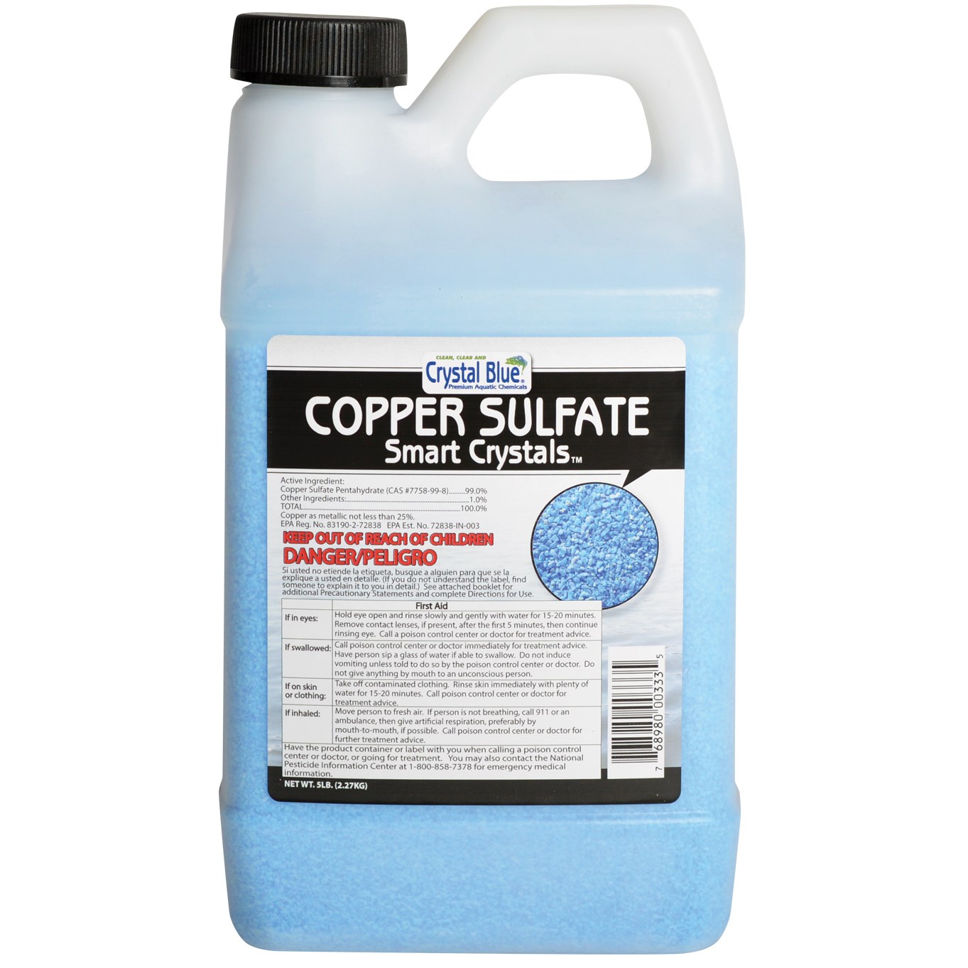 Sanco 5# Copper Sulfate — priced per each; minimum 8; multiples of 8