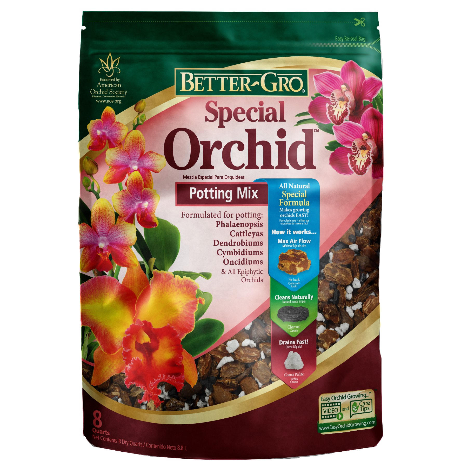 Better Gro 8QT Special Orchid Mix — priced per each; minimum 9; multiples of 9