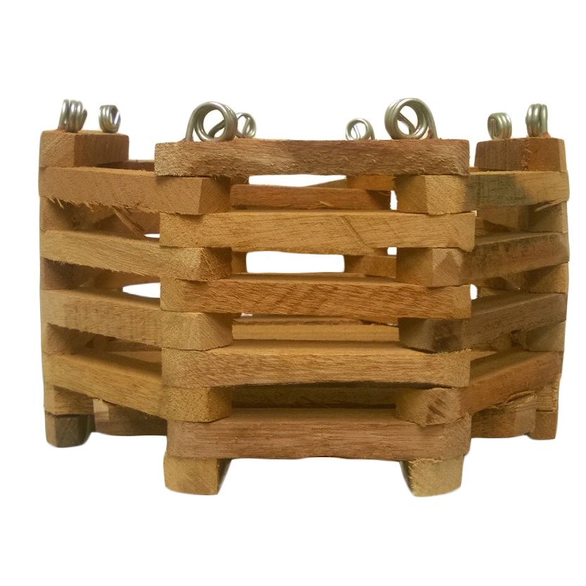 Better Gro 8" Octagon Cedar Basket — priced per each; minimum 10; multiples of 10