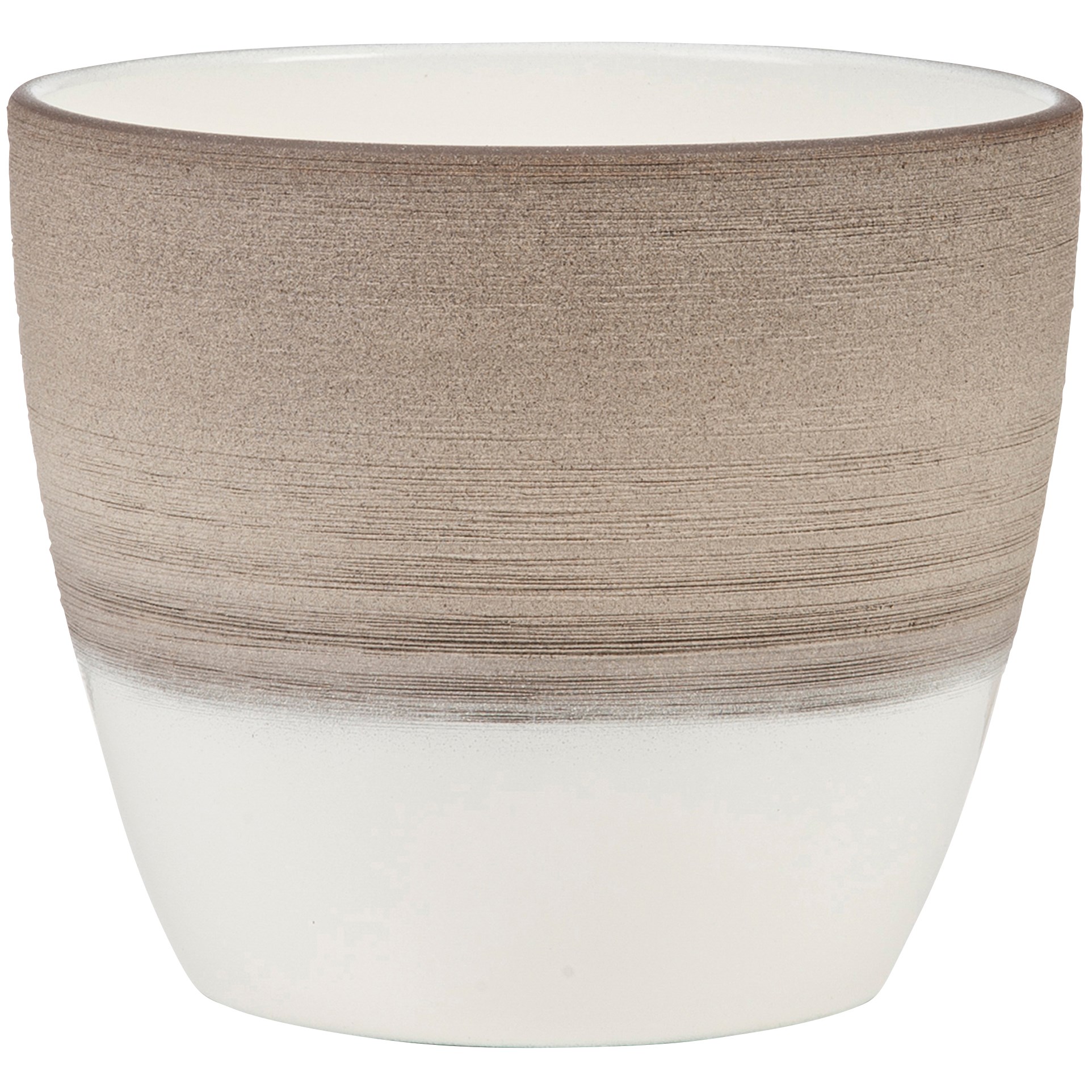 Scheurich 5.5" Espresso Cream 950/14 Planter — priced per each; minimum 4; multiples of 4