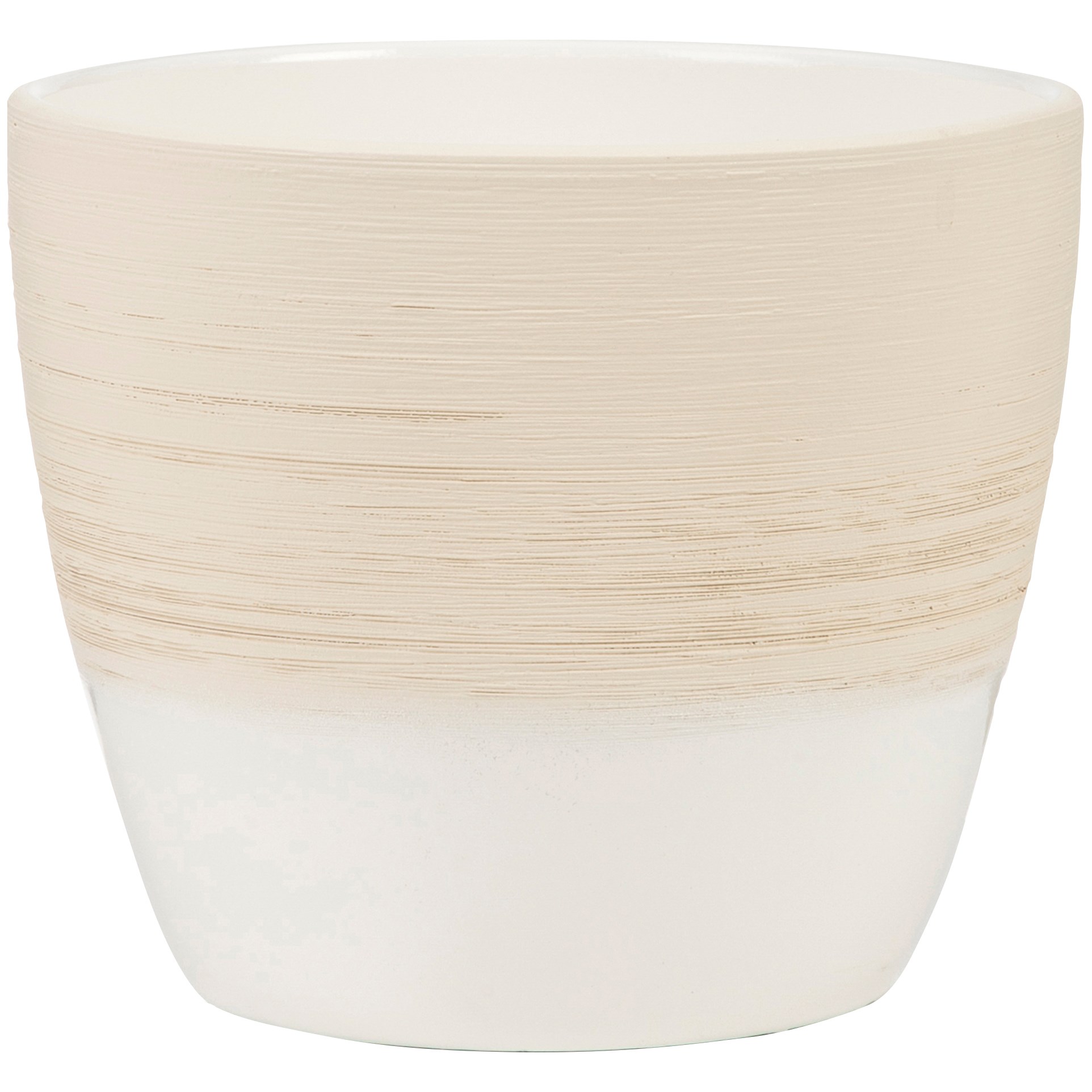 Scheurich 5.5" Vanilla Cream 950/14 Planter — priced per each; minimum 4; multiples of 4