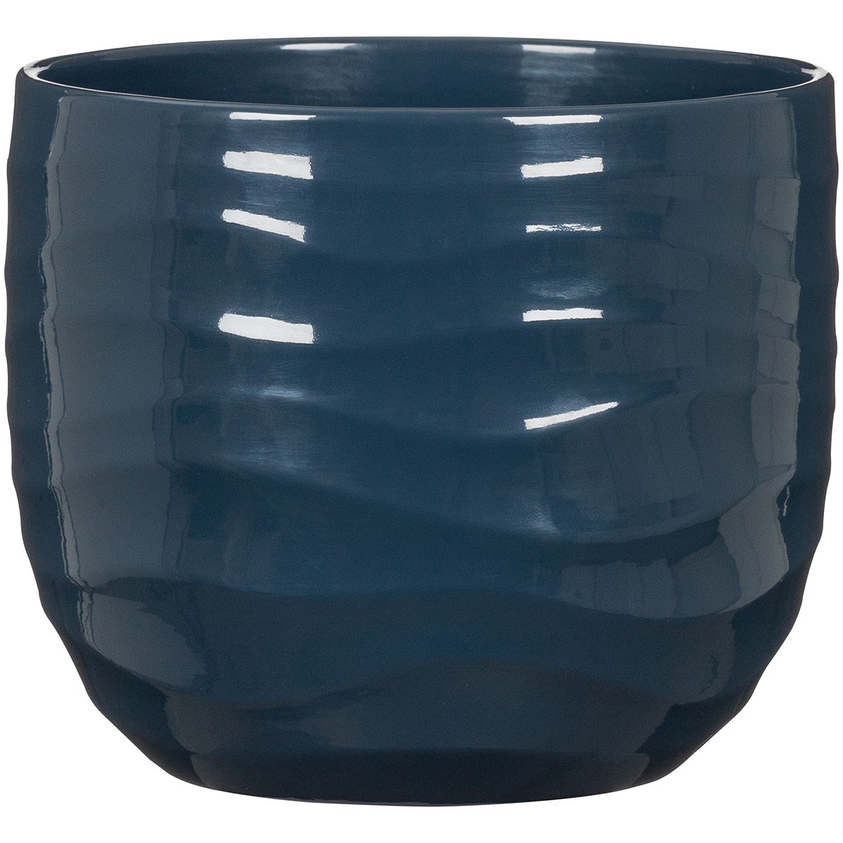 Scheurich 7" 969/18 Planter Deep Ocean — priced per each; minimum 6; multiples of 6