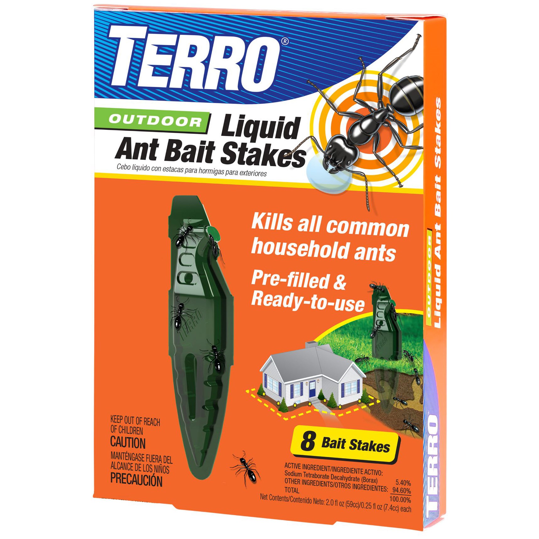 Terro Outdoor Liquid Ant Bait Stakes — priced per each; minimum 12; multiples of 12