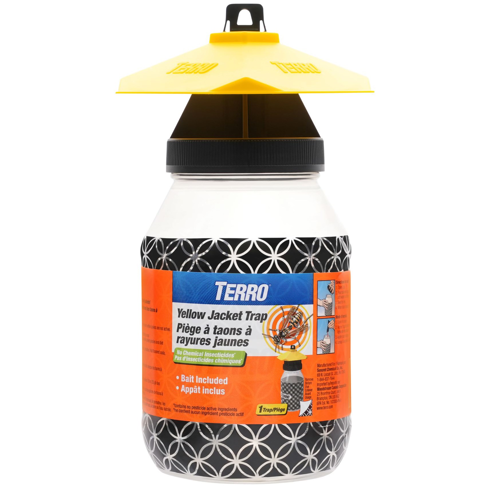 Terro 1qt Reusable Yellowjacket Trap w/ Bait — priced per each; minimum 6; multiples of 6