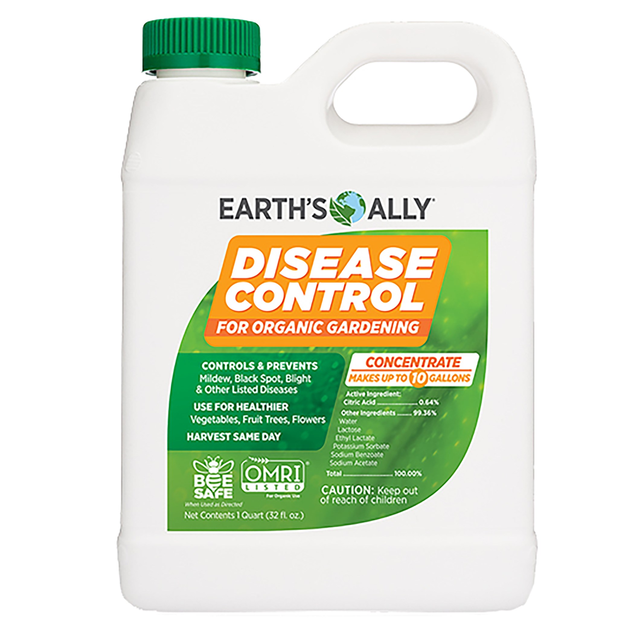 Earth's Ally 32oz Disease Control Concentrate — priced per each; minimum 6; multiples of 6