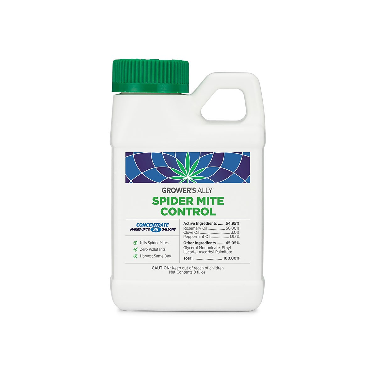 Grower's Ally 8oz Spider Mite Control Concentrate — priced per each; minimum 8; multiples of 8