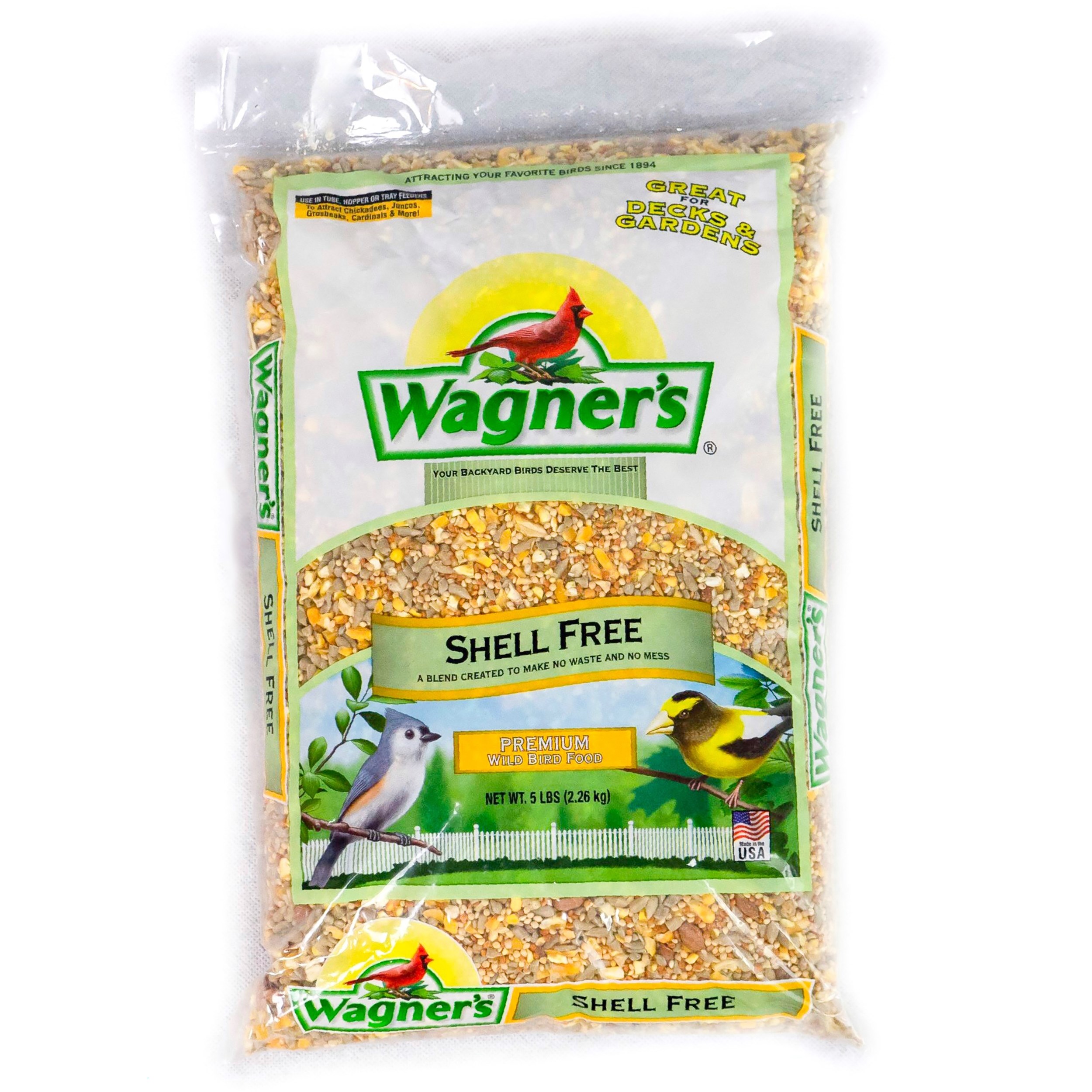 Wetsel Shell Free No Waste Wild Bird Mix 5lb — priced per each; minimum 8; multiples of 8