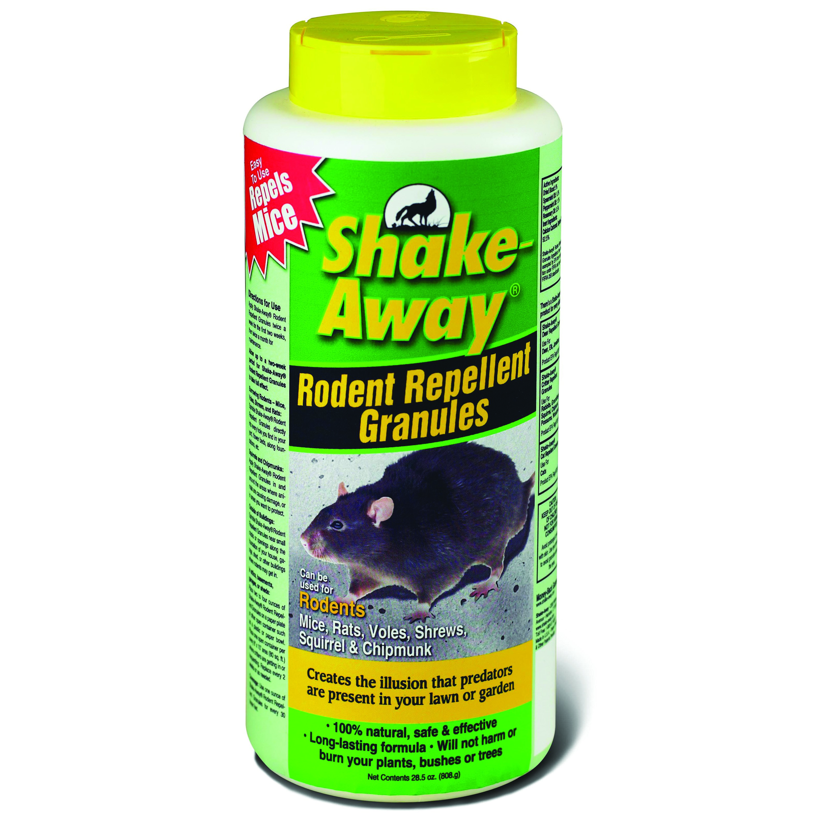 Shake Away 28.5oz Rodent Repellent Granules — priced per each; minimum 12; multiples of 12
