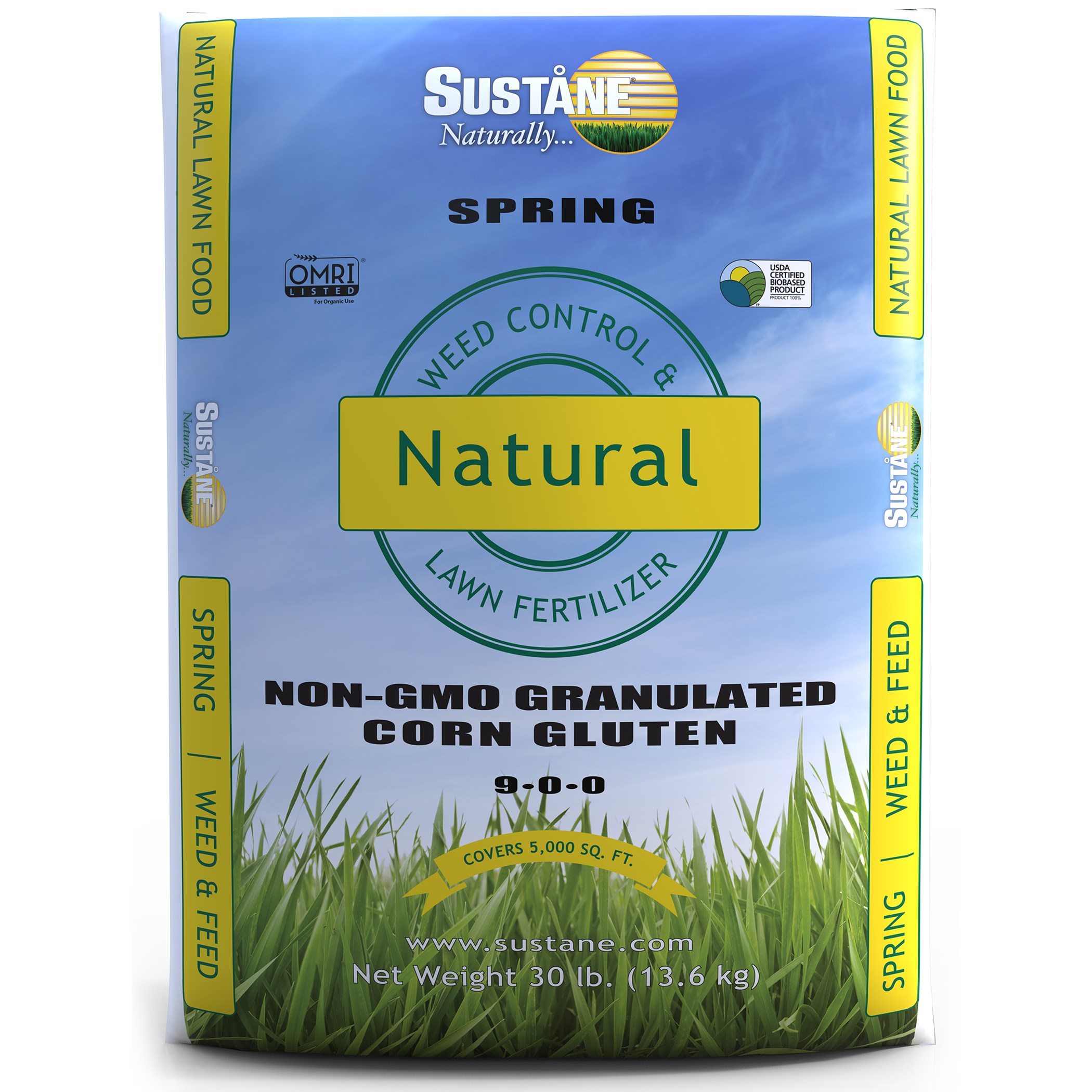 Sustane 30# 9-0-0 Weed & Feed — Single Unit