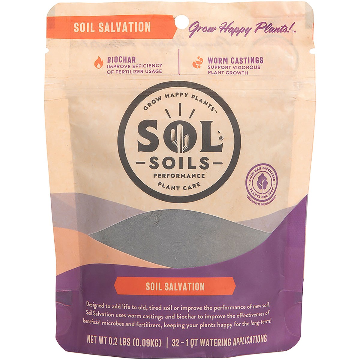 Sol Soils 4oz Biotics Soil Salvation — priced per each; minimum 20; multiples of 20