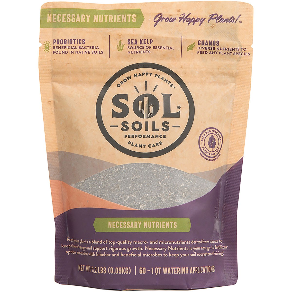 Sol Soils 4oz Biotics Necessary Nutrient — priced per each; minimum 20; multiples of 20