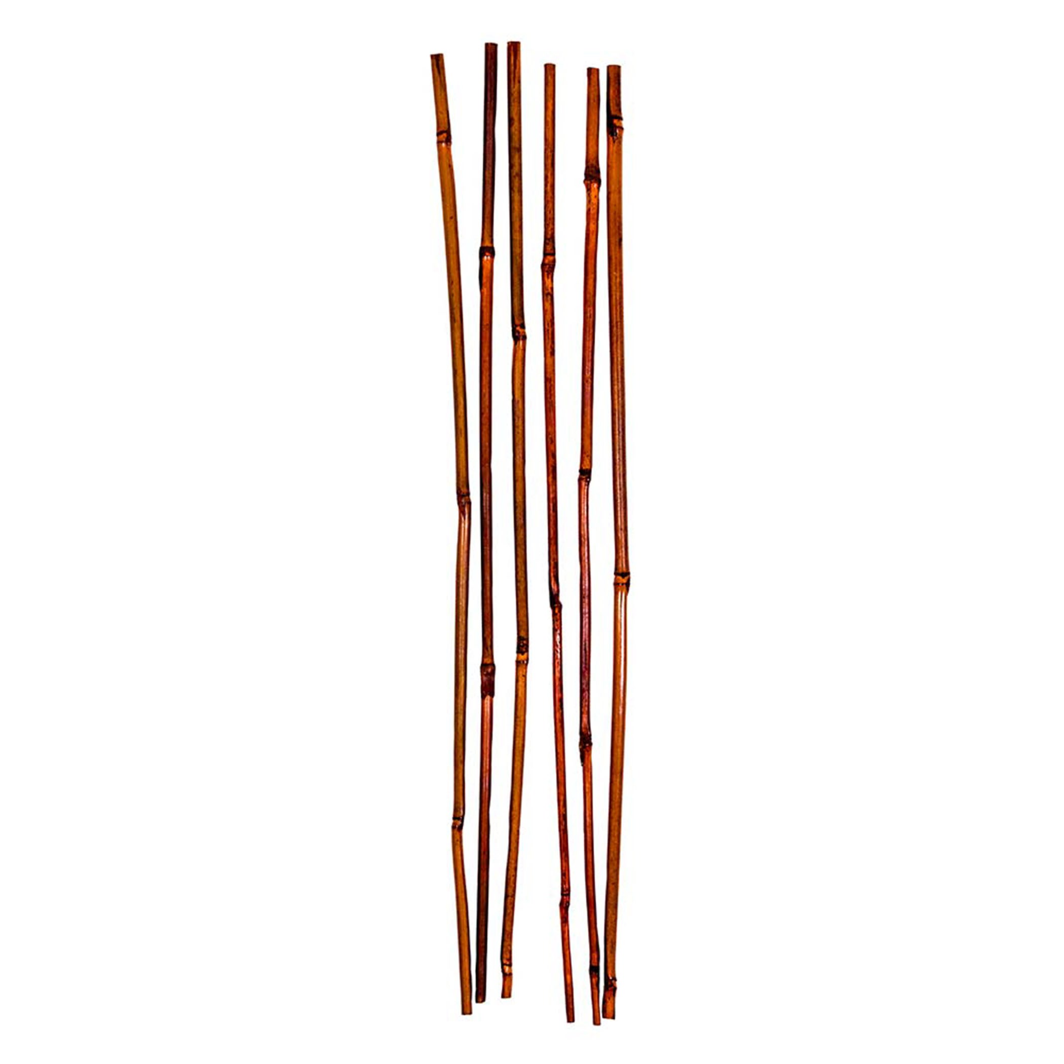 SuperMoss 6pk 18" Bamboo Sticks Mahogany