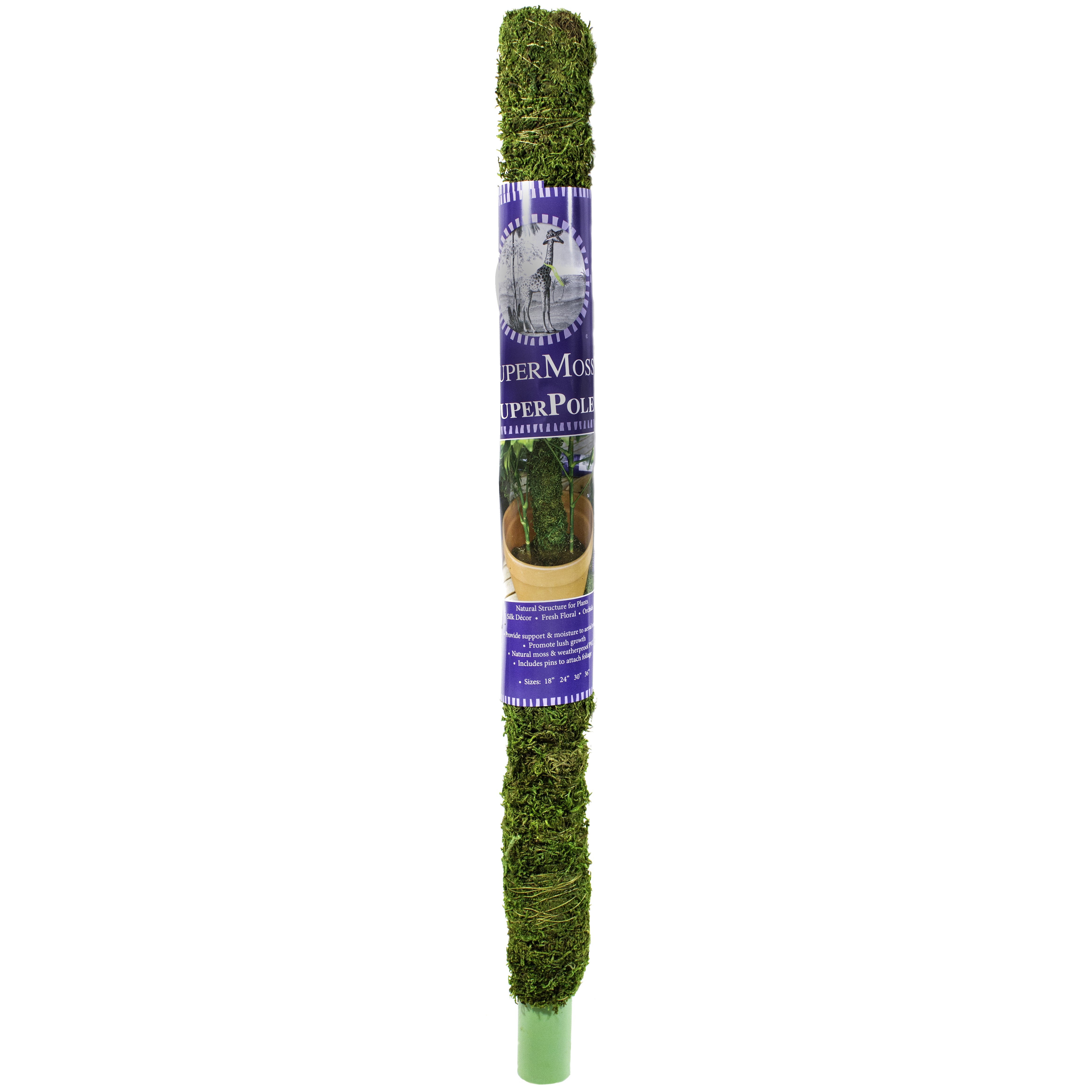SuperMoss 24" Moss Pole — priced per each; minimum 12; multiples of 12