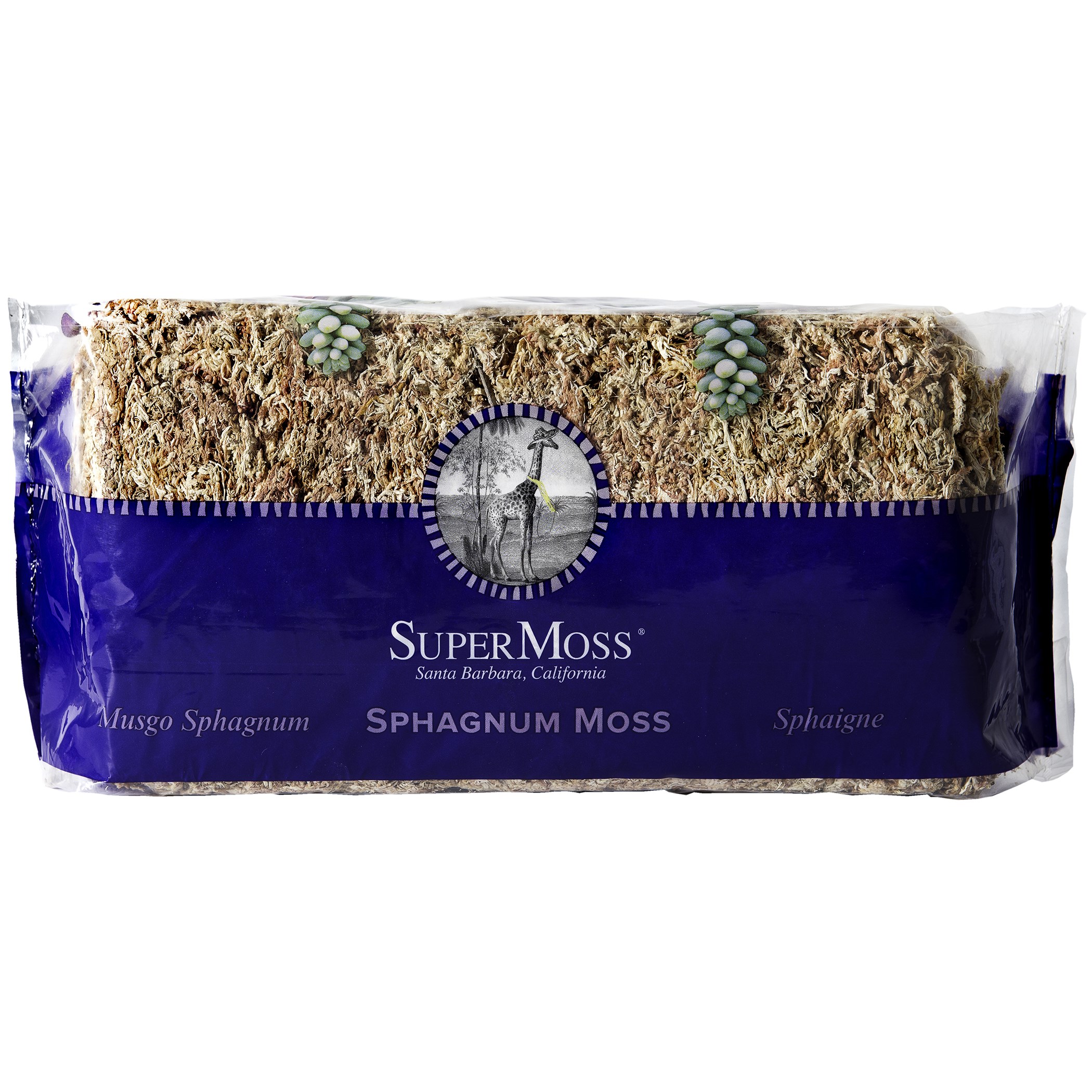 SuperMoss.35# Sphagnum Moss Bale — Single Unit
