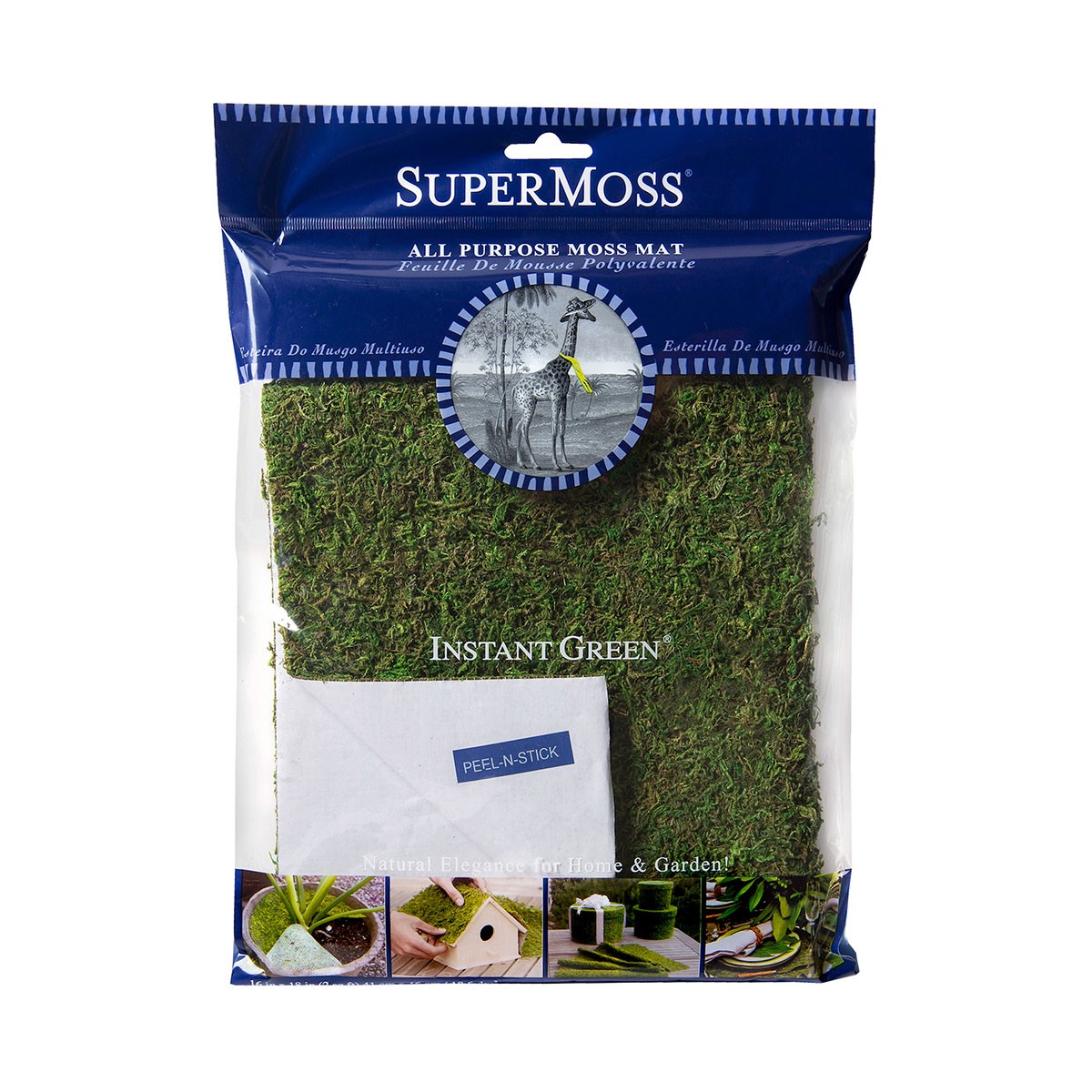 SuperMoss 16" x 18" Mossmat with Glue — priced per each; minimum 12; multiples of 12