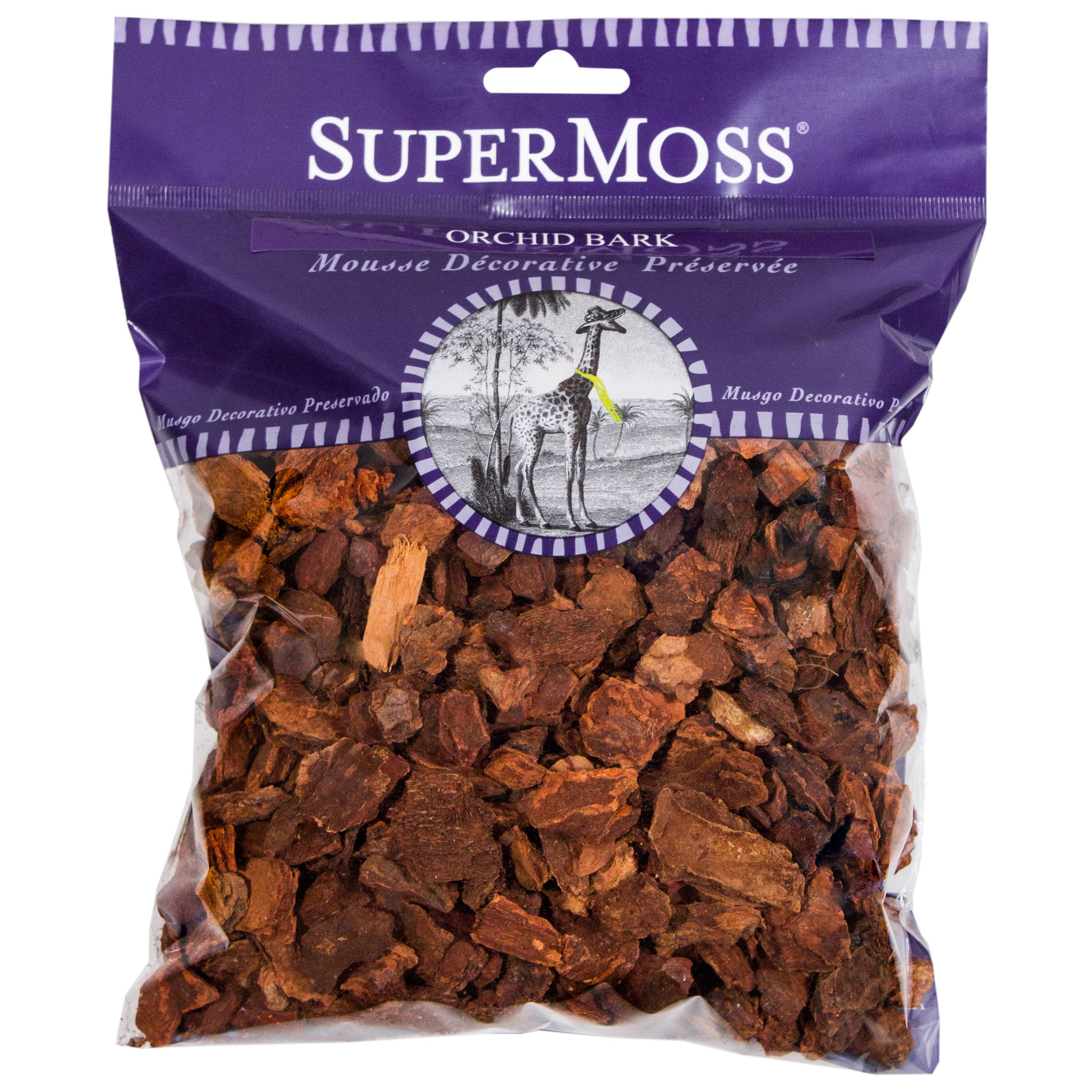 SuperMoss 80.75cu Bark Orchid Natural In Head Bag — priced per each; minimum 6; multiples of 6