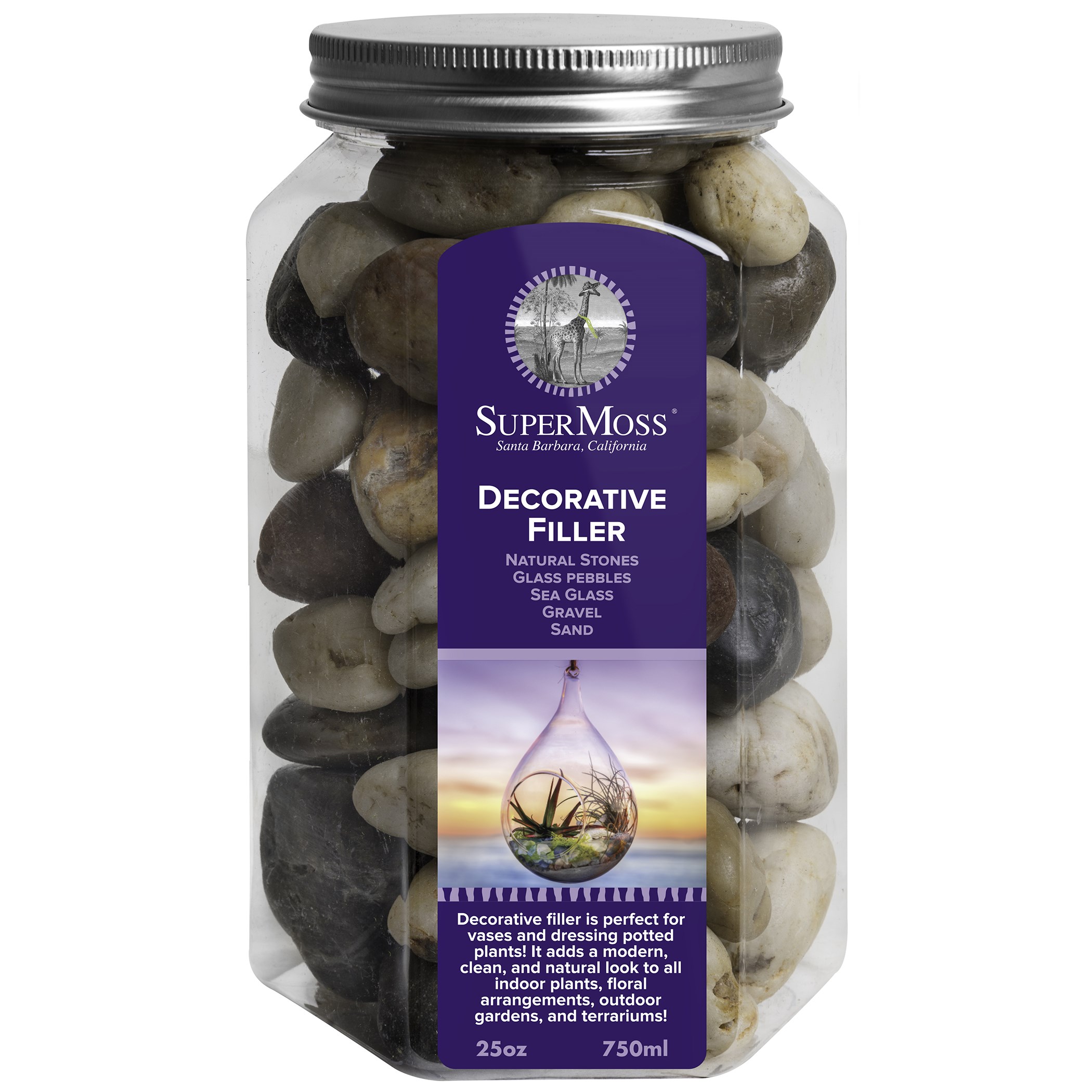 SuperMoss 22oz 1" Decorative Stones Mix
