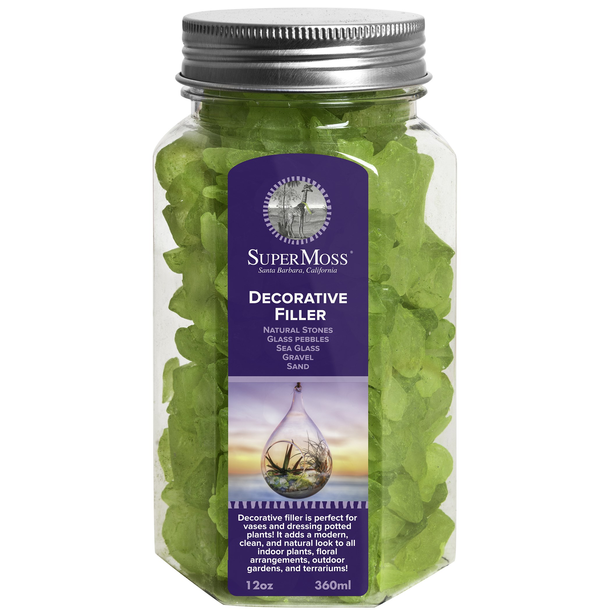 SuperMoss 12oz Jar Sea Glass Chartreuse