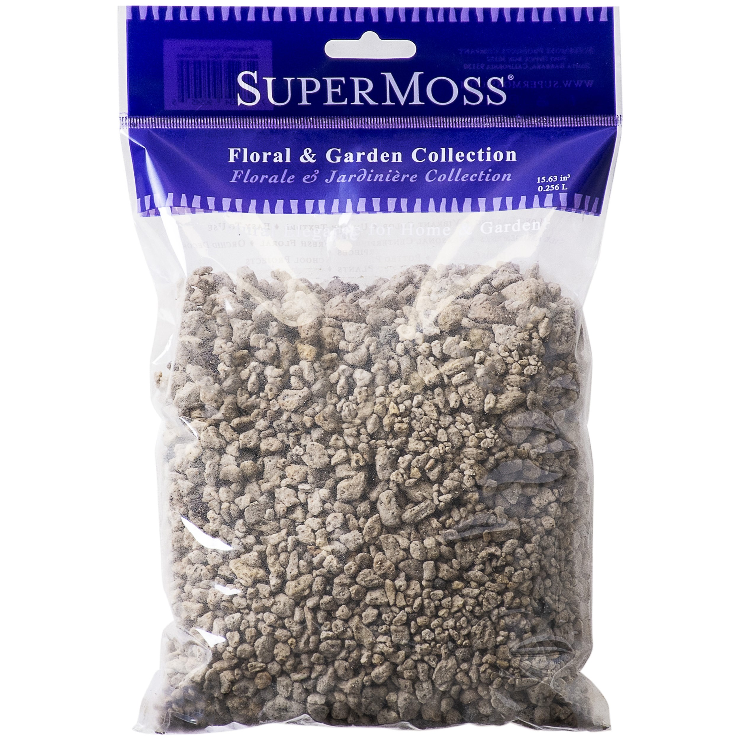SuperMoss Hort. Pumice 1/2" Stone — priced per each; minimum 12; multiples of 12