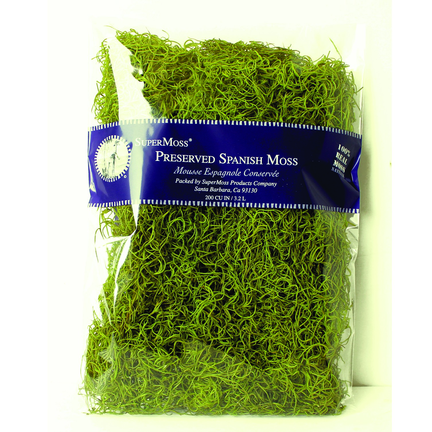 SuperMoss 8oz Spanish Moss Preserved Basil