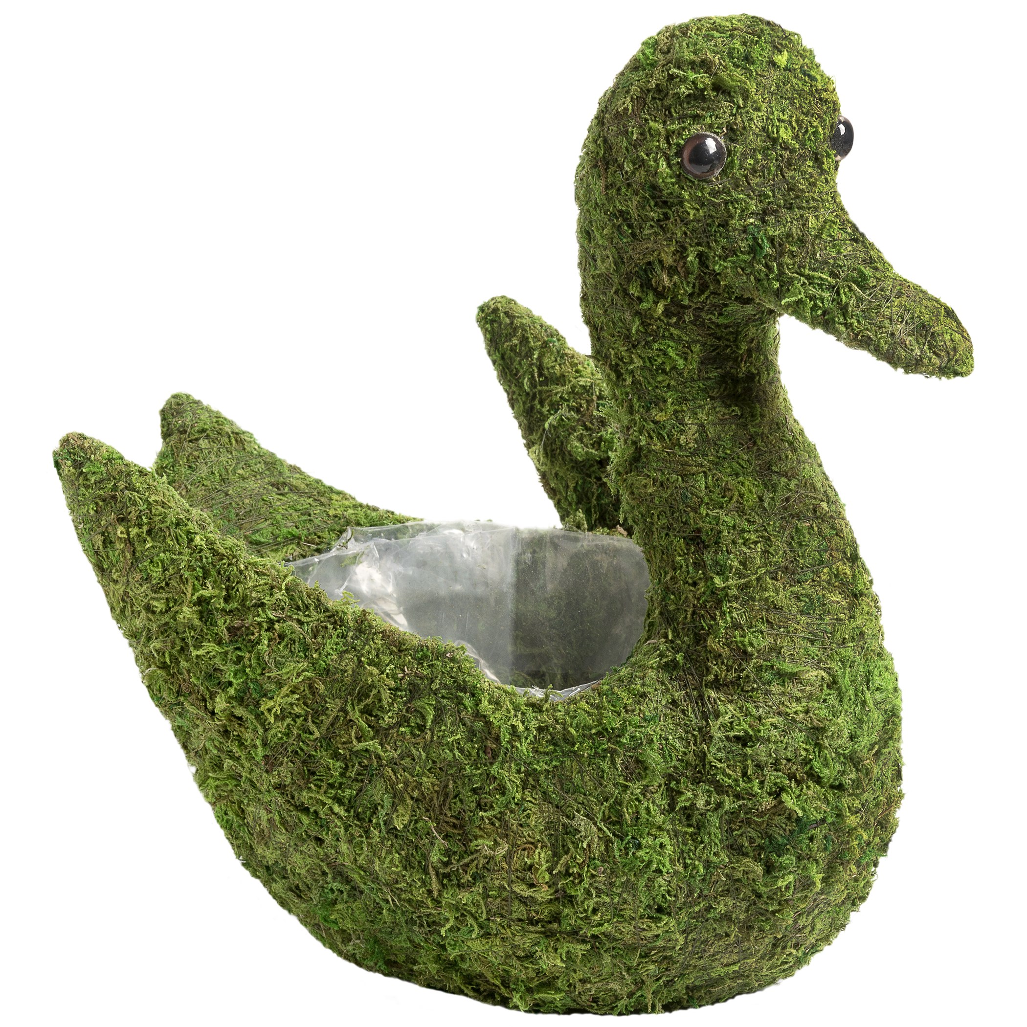 SuperMoss 6" Swan Planter — priced per each; minimum 6; multiples of 6