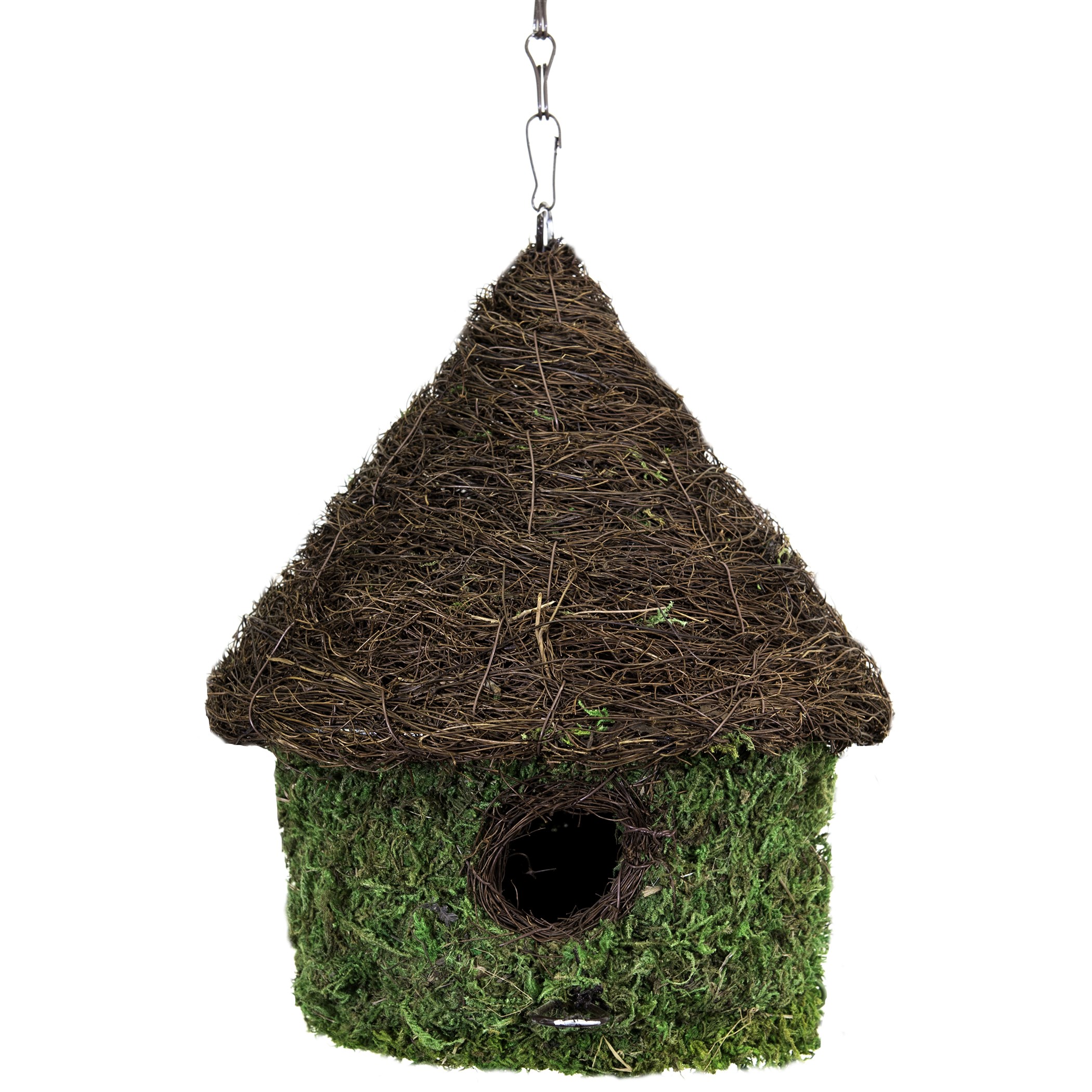 SuperMoss Woven Medium Bungalow Birdhouse — priced per each; minimum 6; multiples of 6