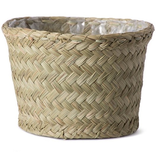 SuperMoss PalmWeave Creekside Basket Medium — priced per each; minimum 12; multiples of 12