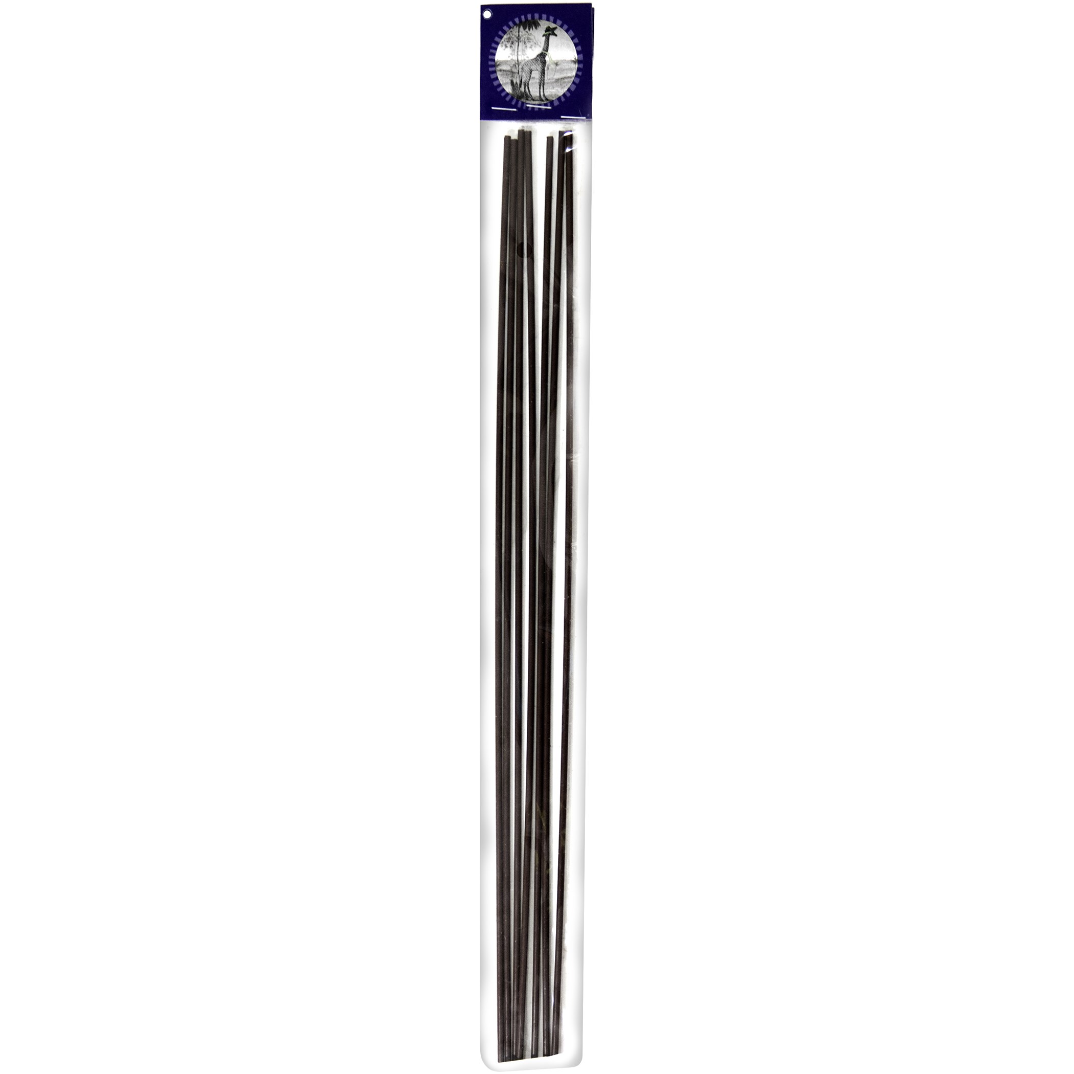 SuperMoss 8pk 18" Metal Orchid Stakes Brown